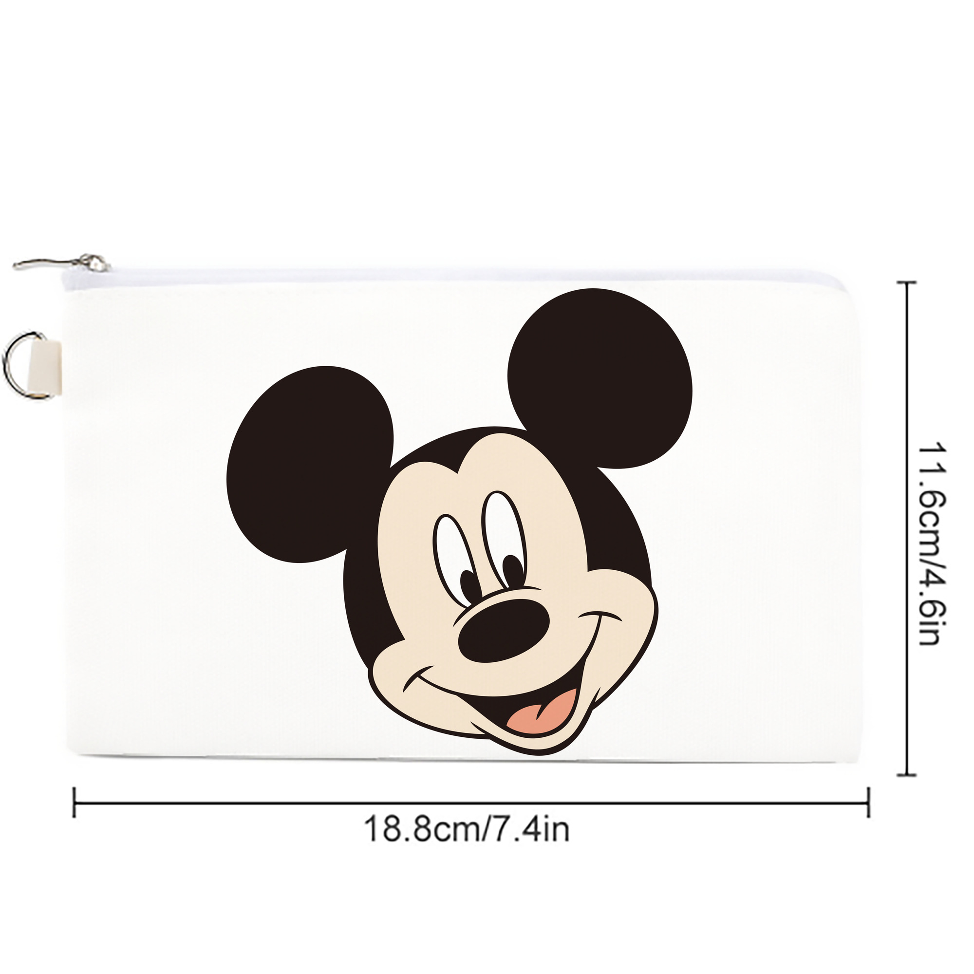 ミッキーマウス Mickey Mouse キャンバス生地ポーチ　小物入れ