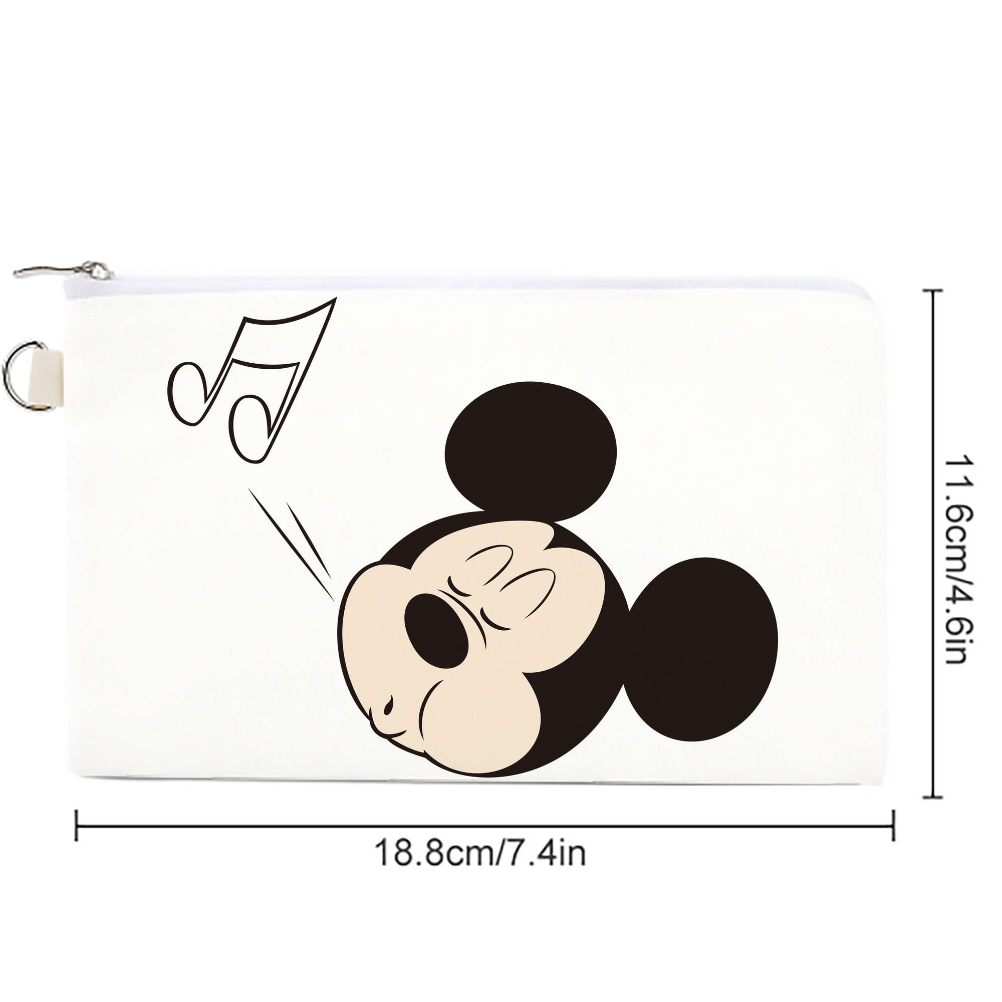 ミッキーマウス Mickey Mouse キャンバス生地ポーチ　小物入れ
