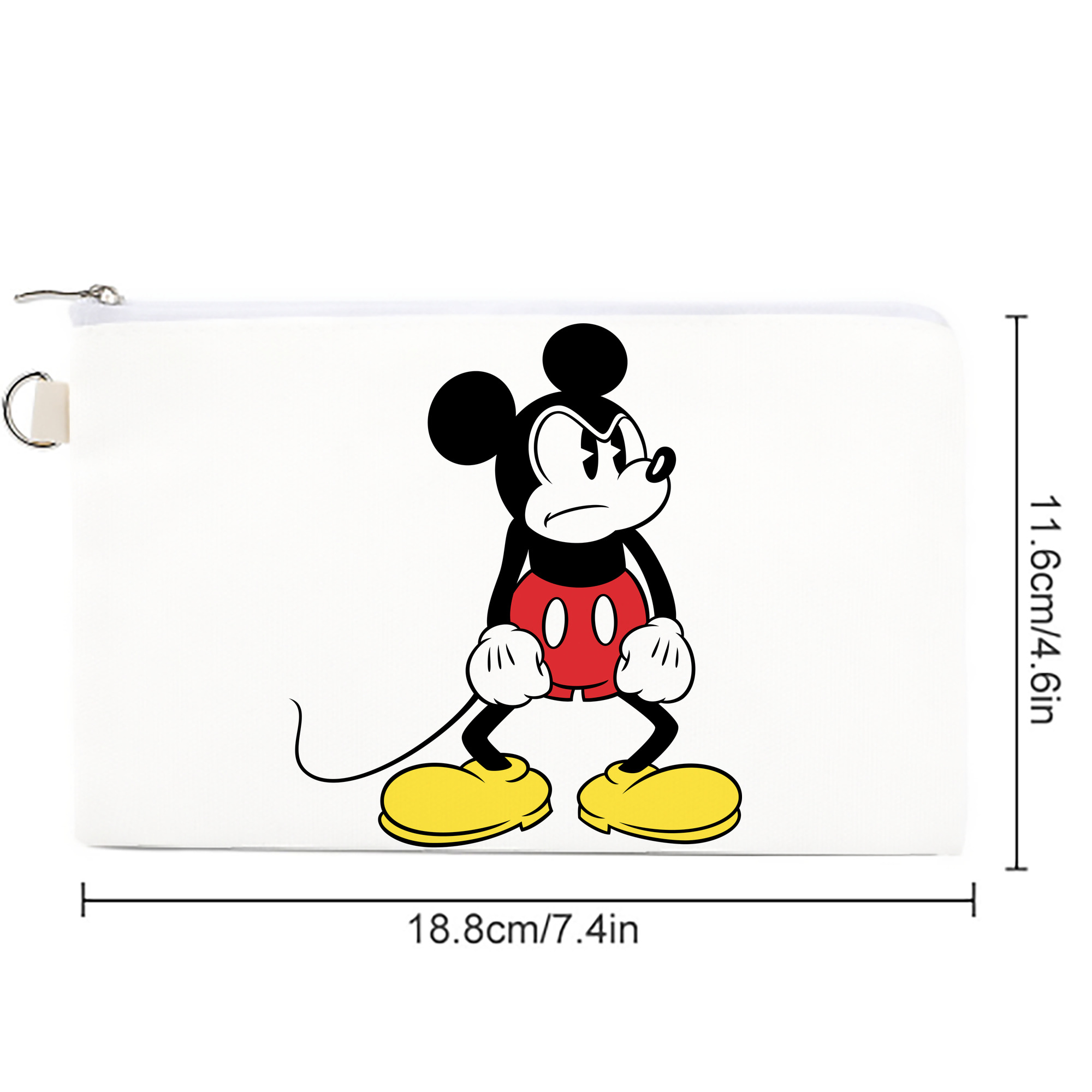 ミッキーマウス Mickey Mouse キャンバス生地ポーチ　小物入れ