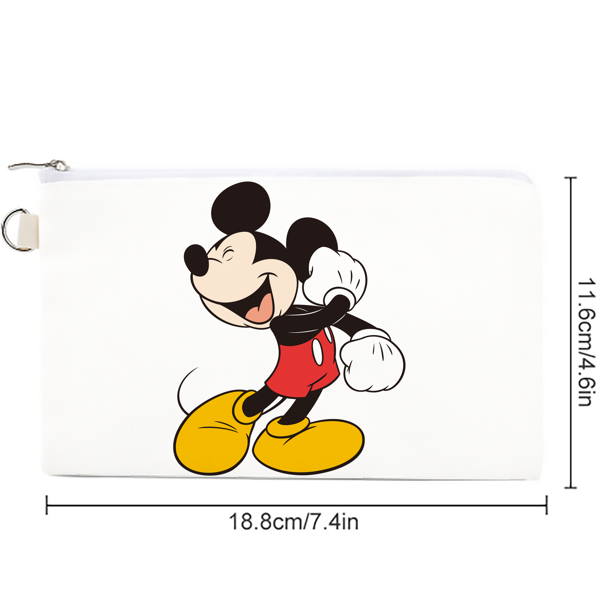 ミッキーマウス Mickey Mouse キャンバス生地ポーチ　小物入れ