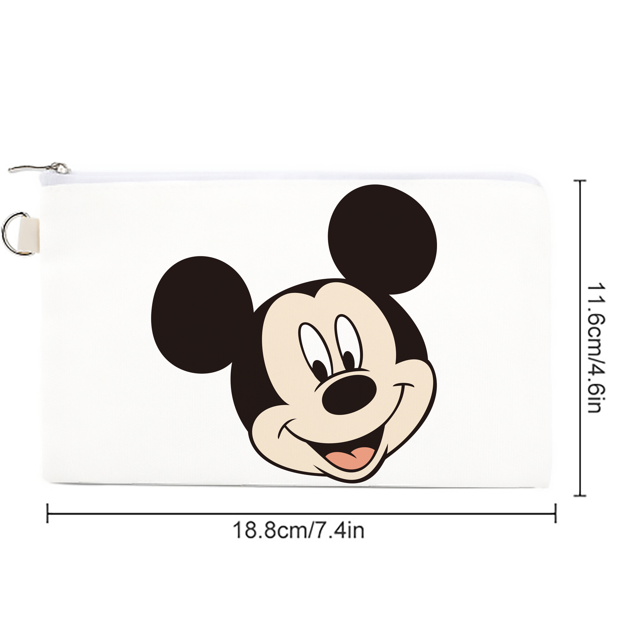 ミッキーマウス Mickey Mouse キャンバス生地ポーチ　小物入れ