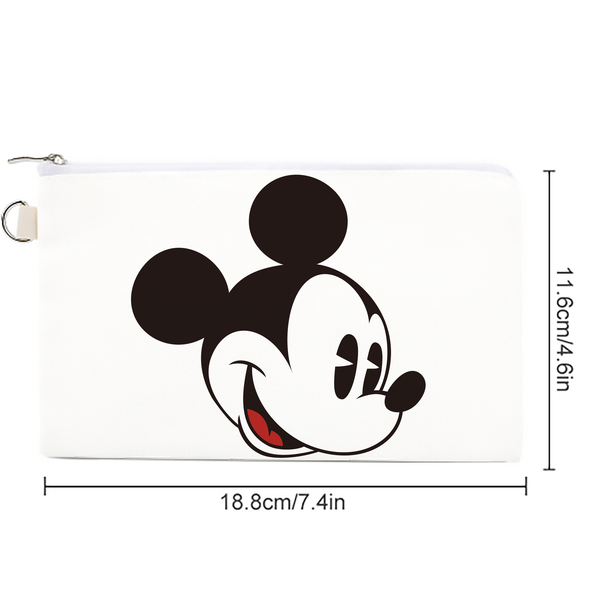 ミッキーマウス Mickey Mouse キャンバス生地ポーチ　小物入れ