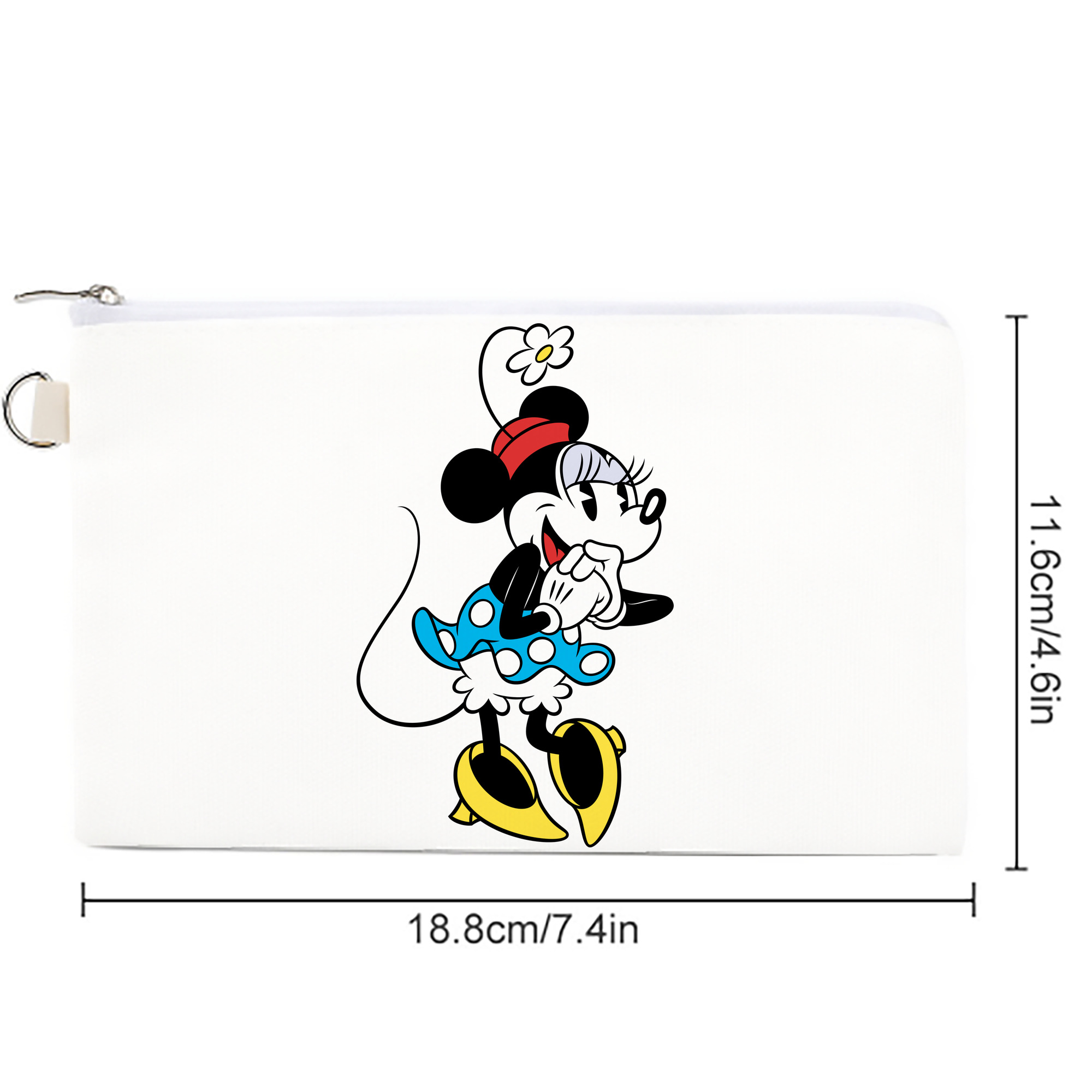 ミッキーマウス Mickey Mouse キャンバス生地ポーチ　小物入れ