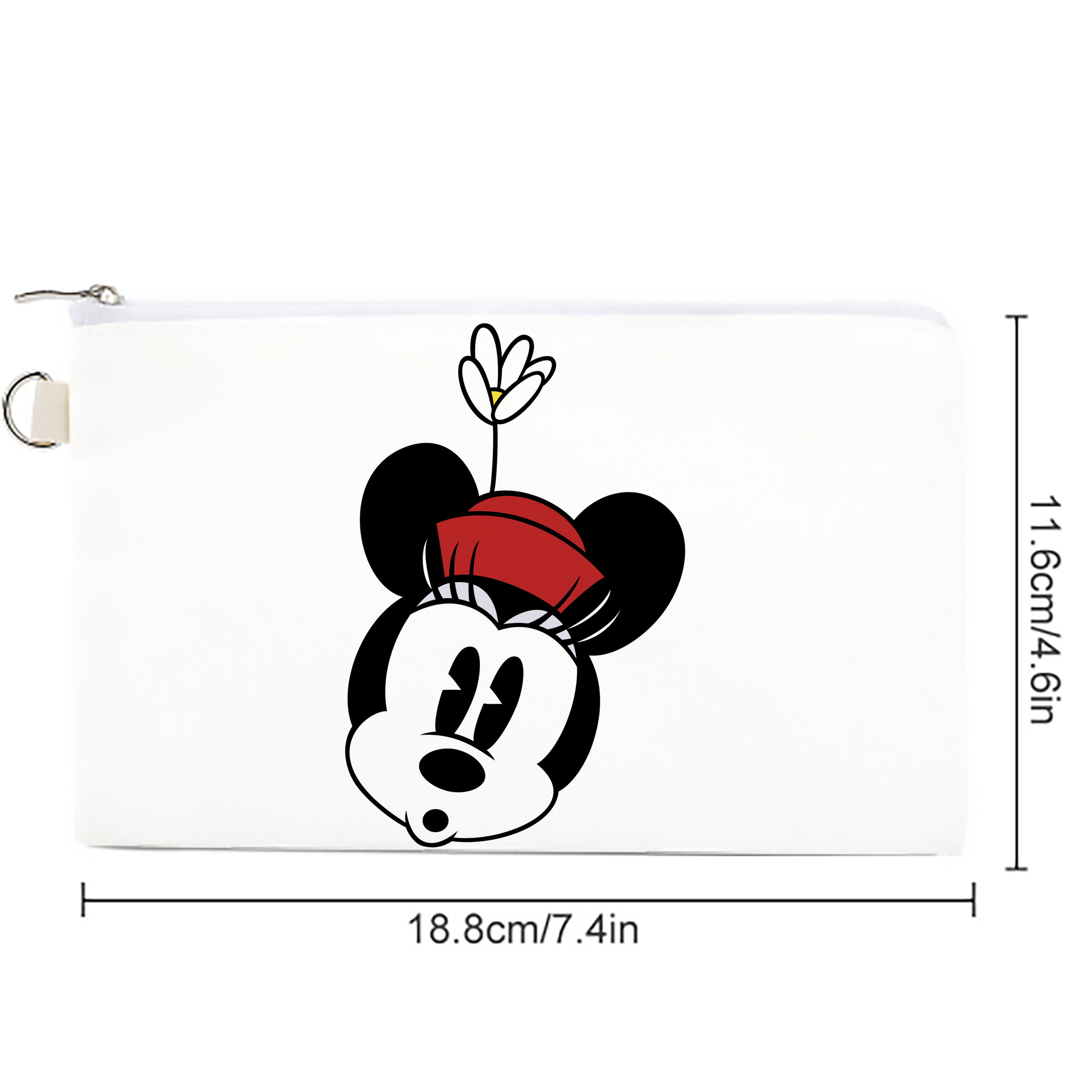 ミッキーマウス Mickey Mouse キャンバス生地ポーチ　小物入れ