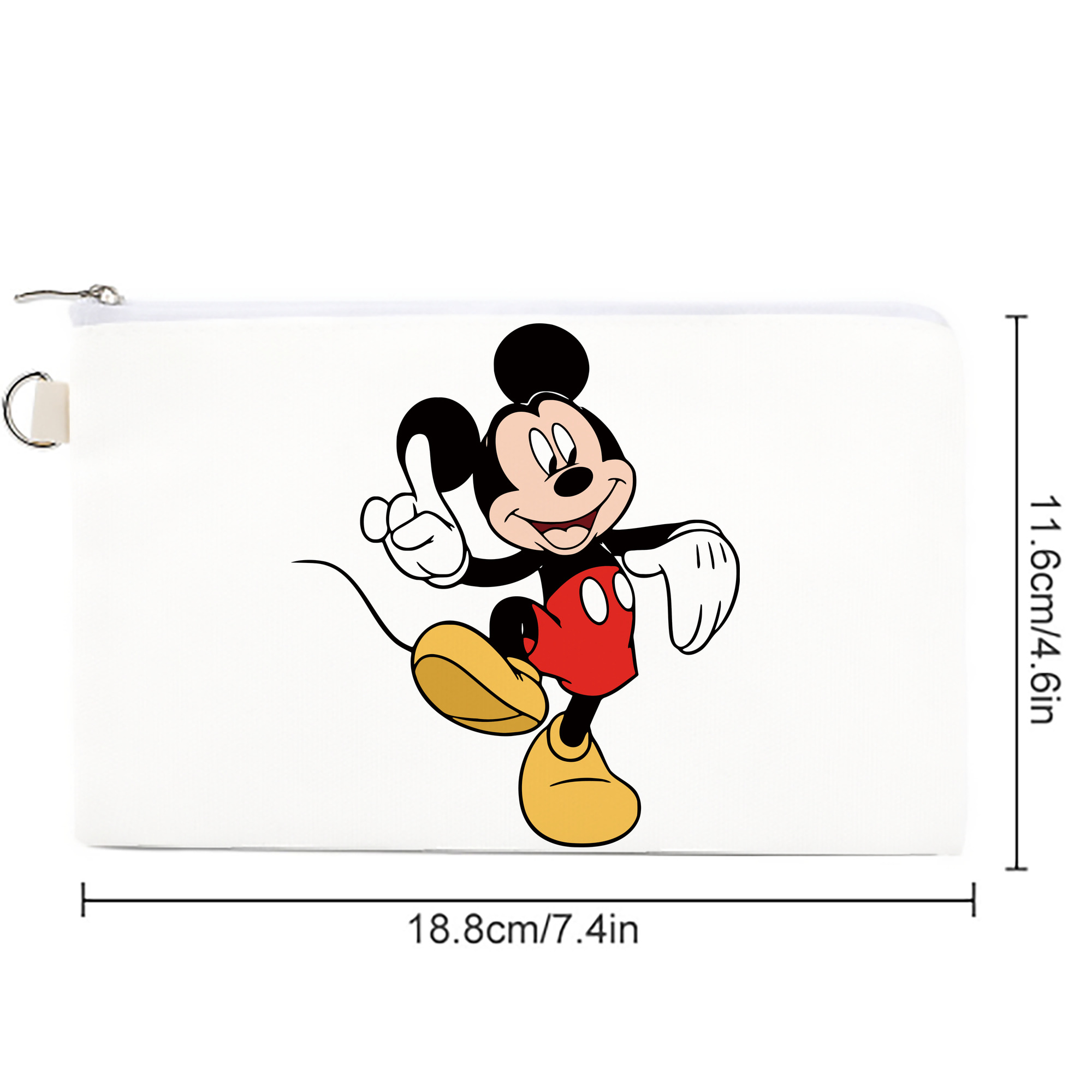ミッキーマウス Mickey Mouse キャンバス生地ポーチ　小物入れ
