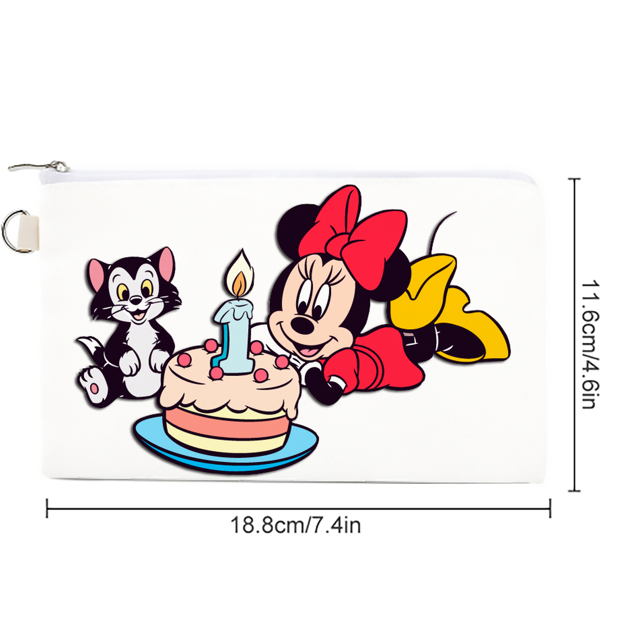 ミッキーマウス Mickey Mouse キャンバス生地ポーチ　小物入れ