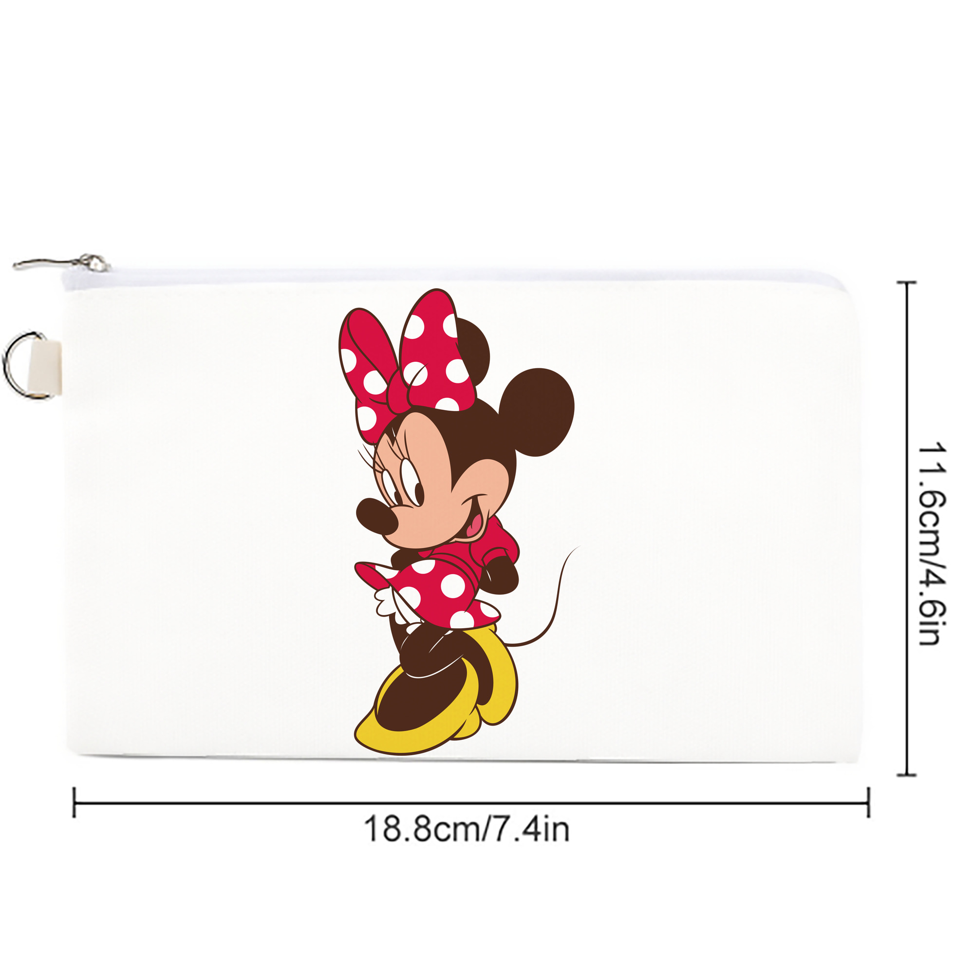 ミッキーマウス Mickey Mouse キャンバス生地ポーチ　小物入れ