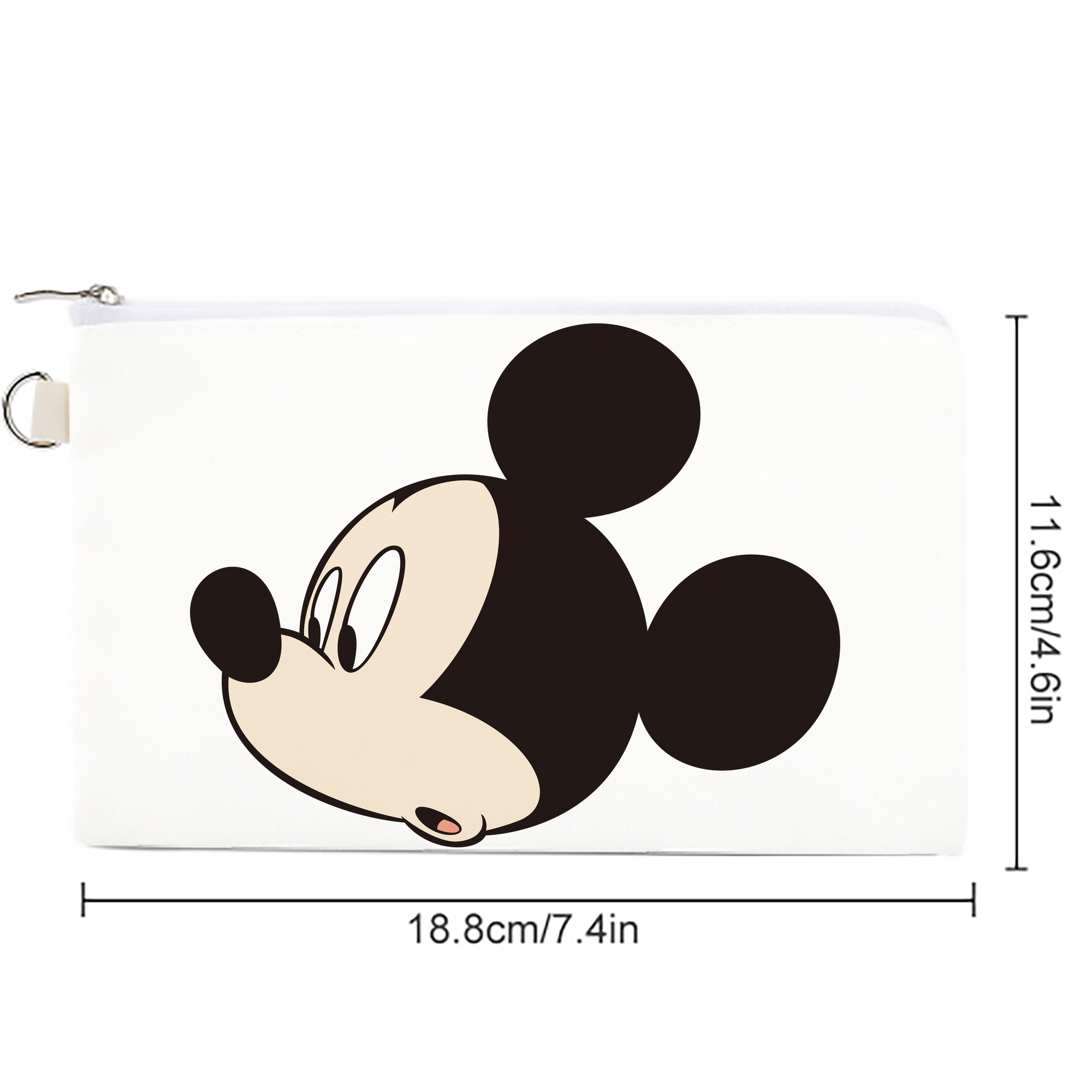 ミッキーマウス Mickey Mouse キャンバス生地ポーチ　小物入れ