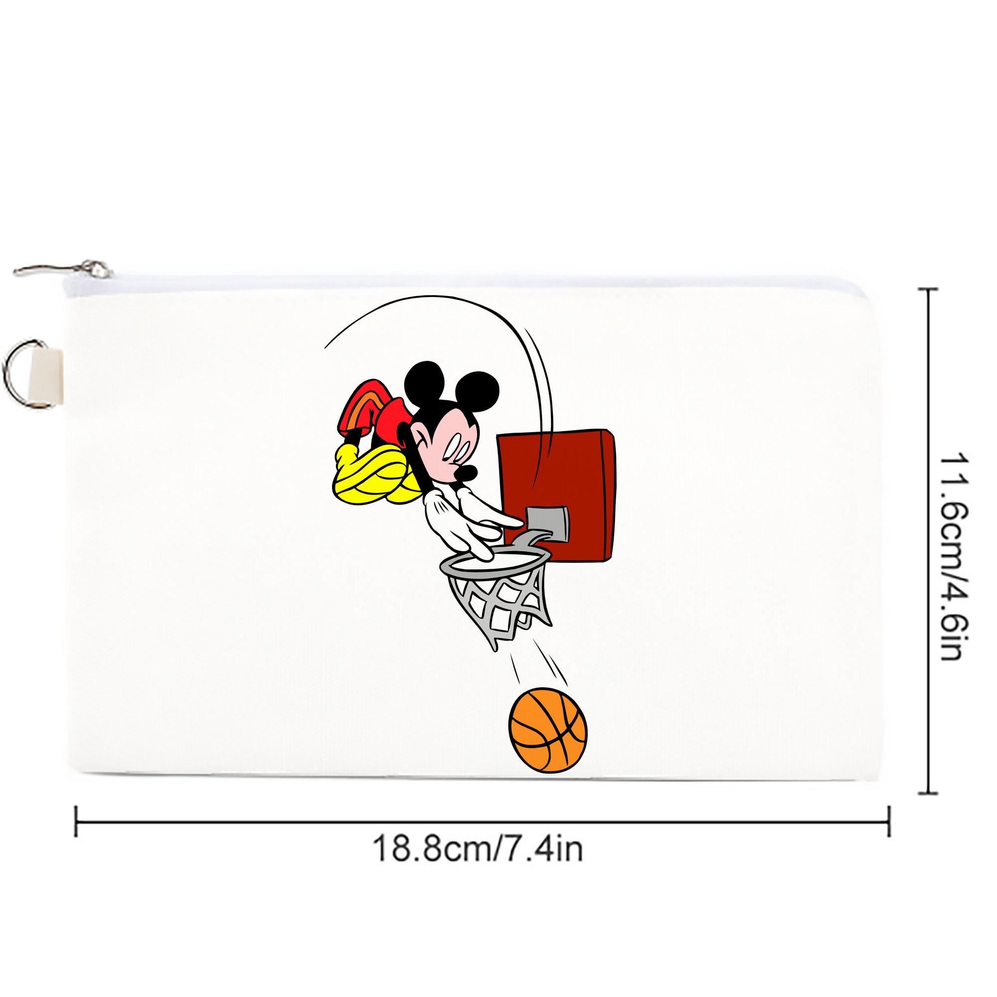 ミッキーマウス Mickey Mouse キャンバス生地ポーチ　小物入れ