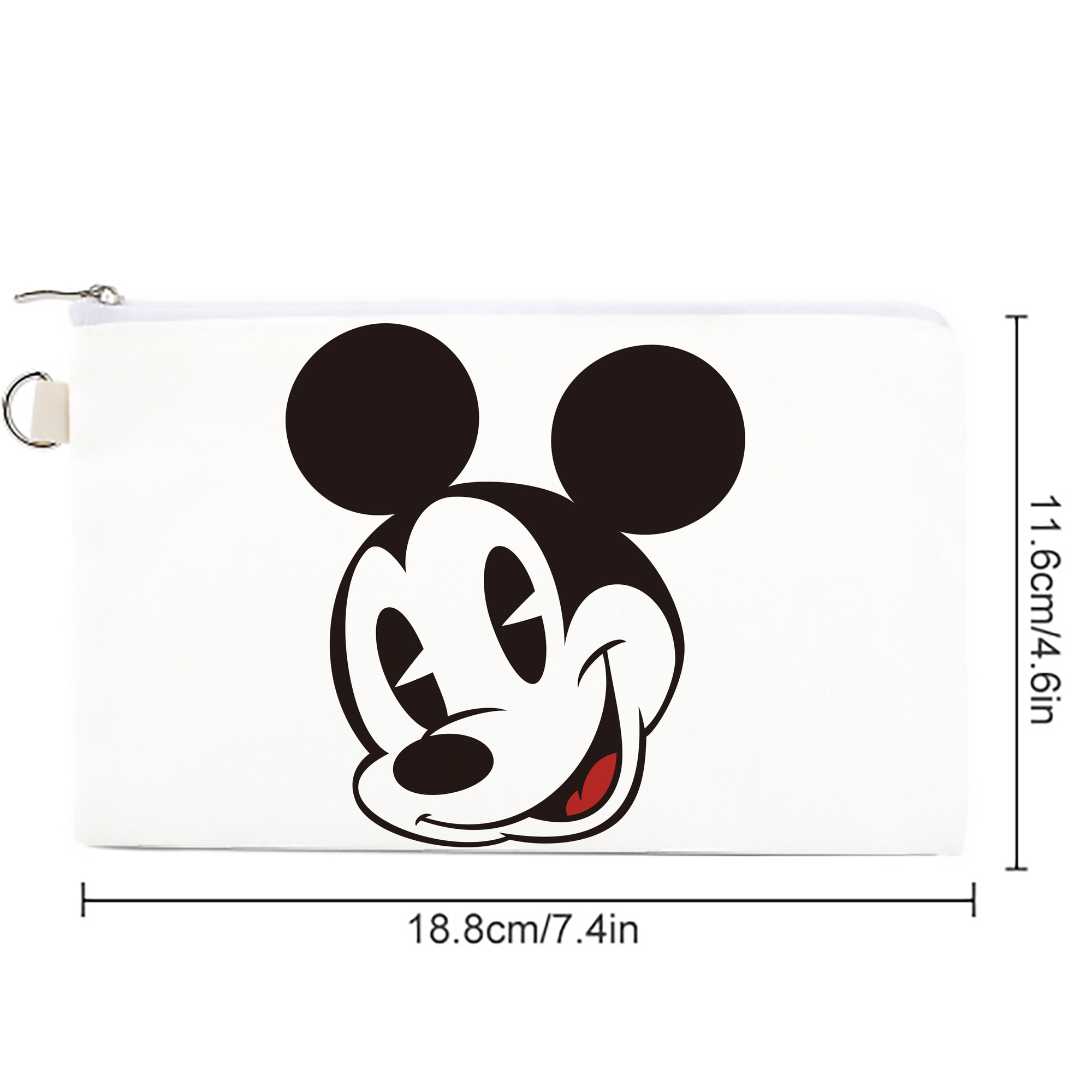 ミッキーマウス Mickey Mouse キャンバス生地ポーチ　小物入れ