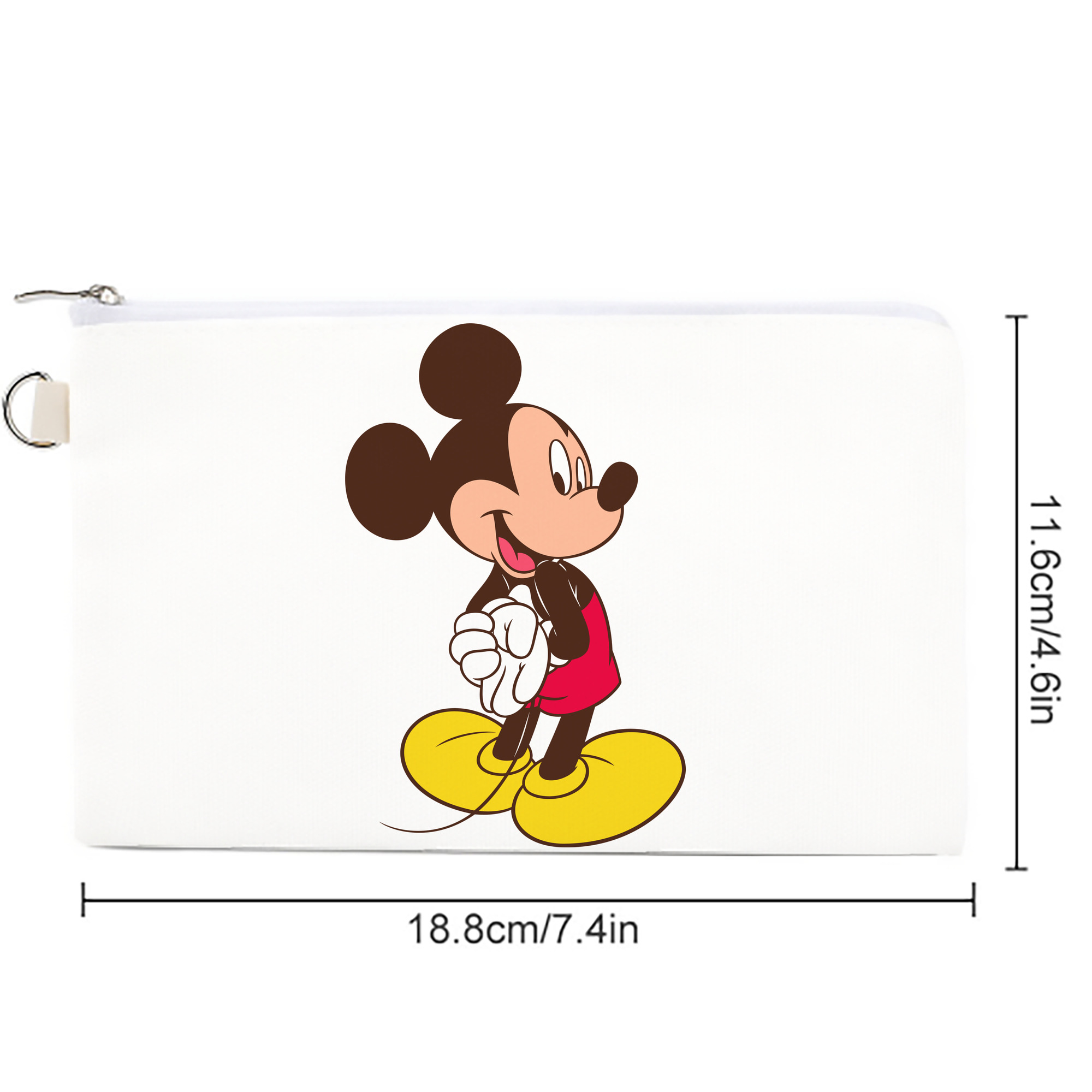 ミッキーマウス Mickey Mouse キャンバス生地ポーチ　小物入れ