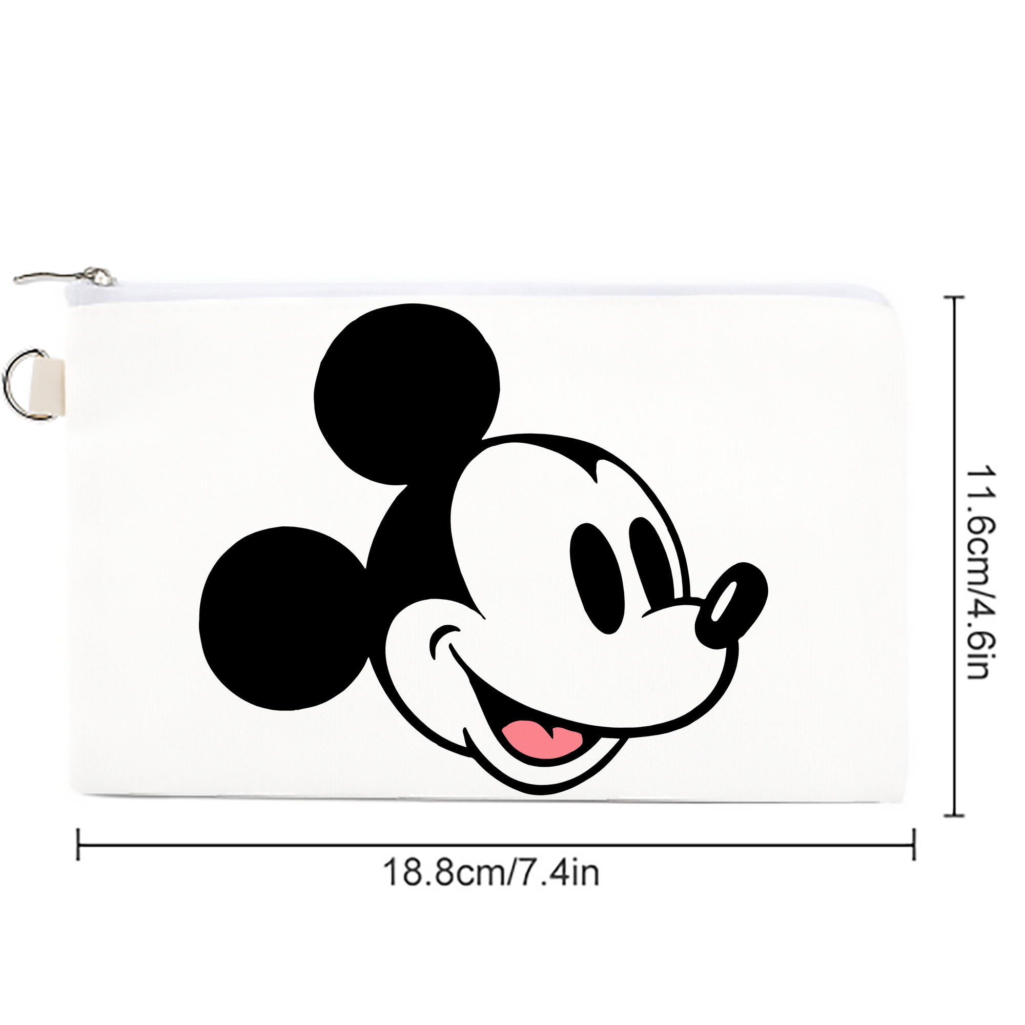 ミッキーマウス Mickey Mouse キャンバス生地ポーチ　小物入れ