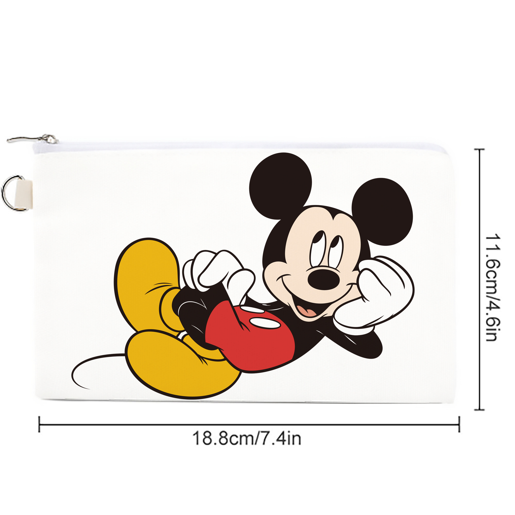 ミッキーマウス Mickey Mouse キャンバス生地ポーチ　小物入れ
