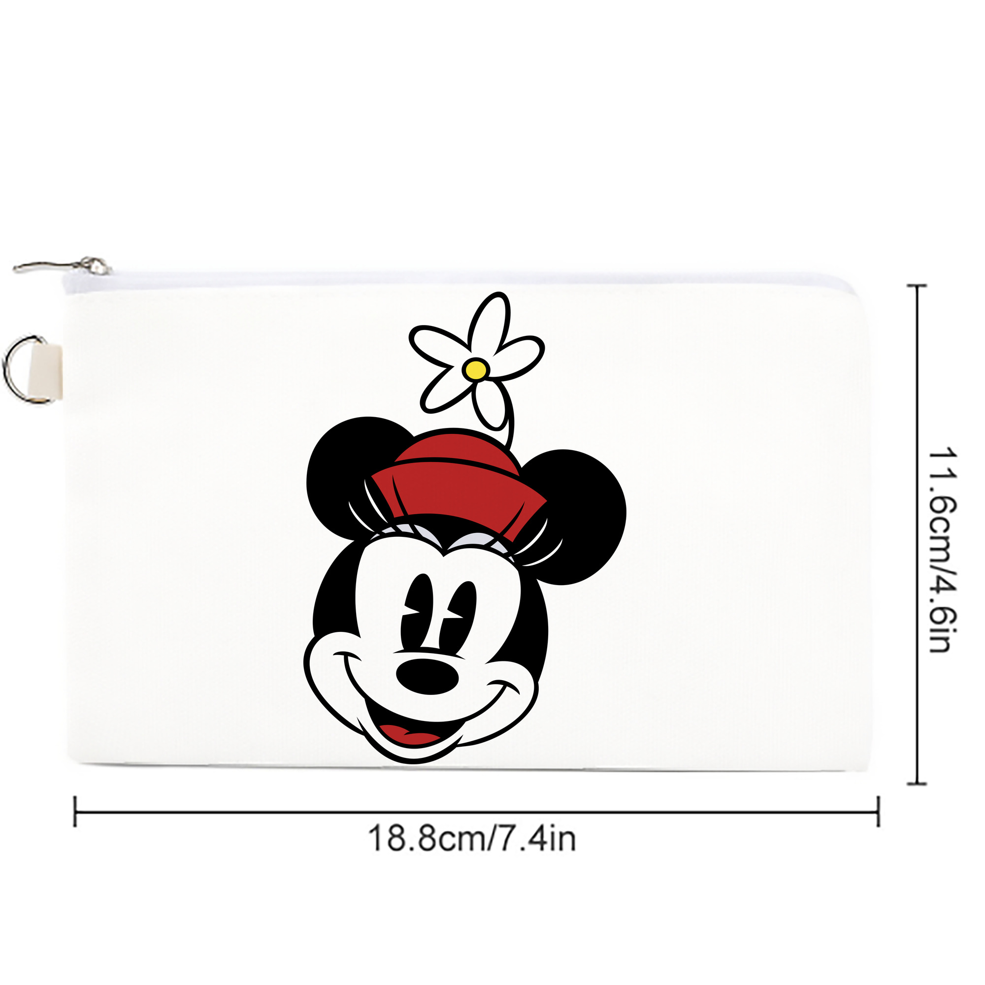 ミッキーマウス Mickey Mouse キャンバス生地ポーチ　小物入れ