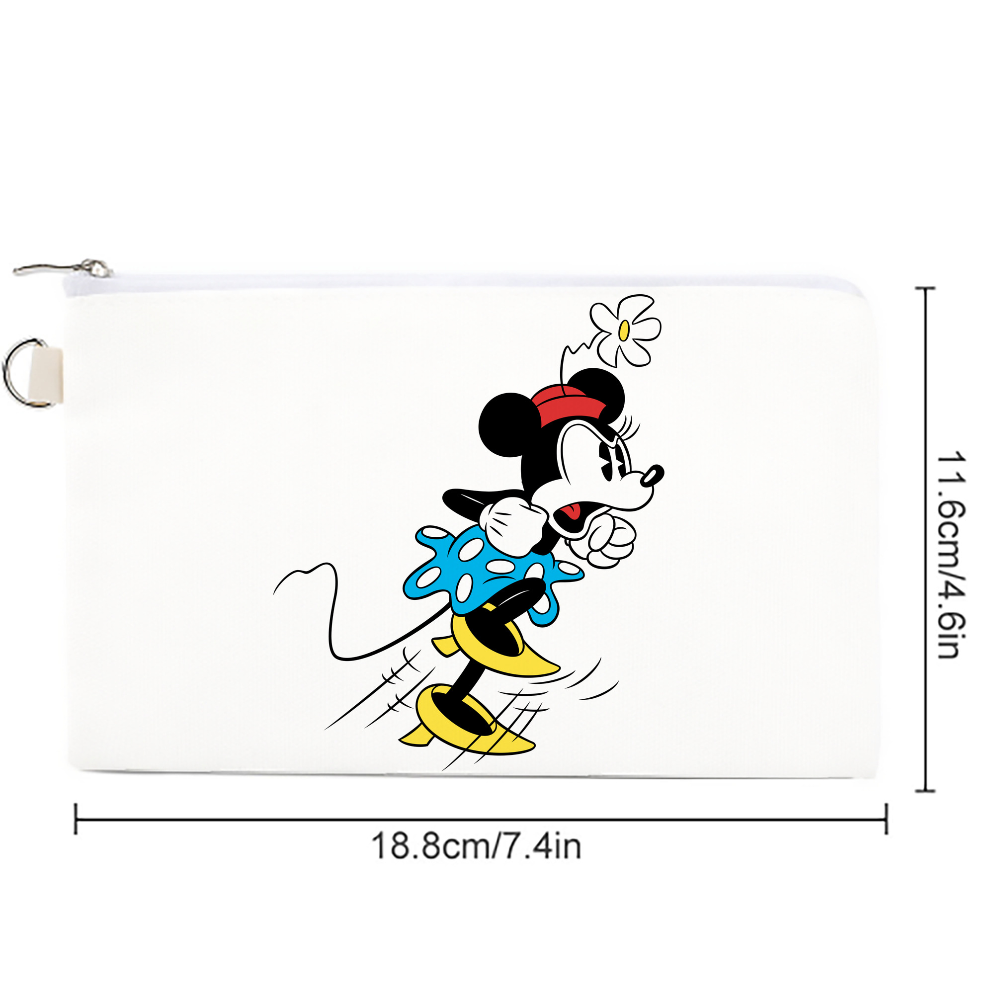 ミッキーマウス Mickey Mouse キャンバス生地ポーチ　小物入れ