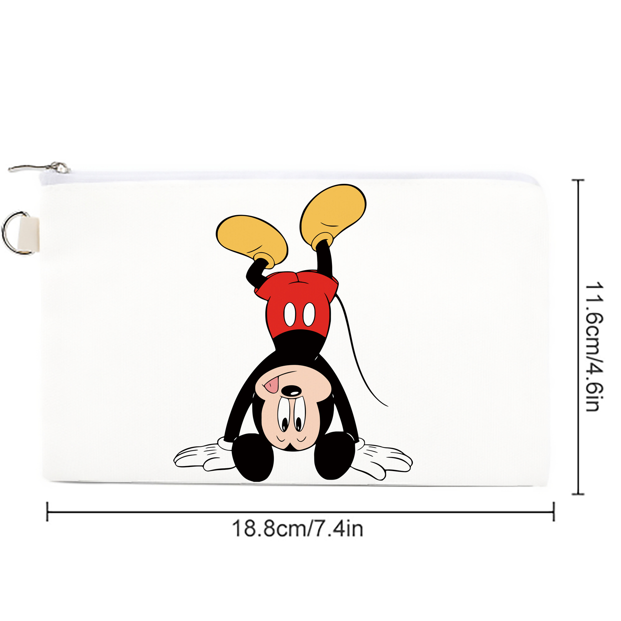 ミッキーマウス Mickey Mouse キャンバス生地ポーチ　小物入れ