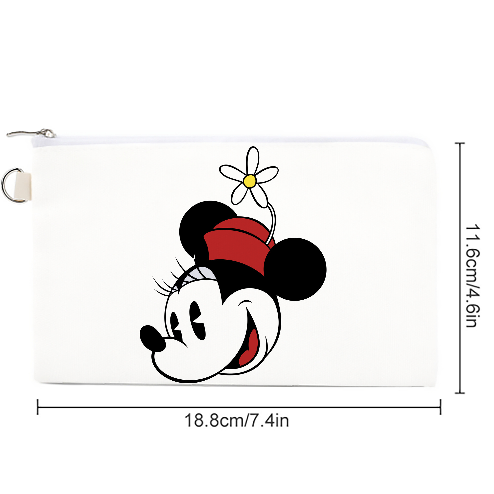 ミッキーマウス Mickey Mouse キャンバス生地ポーチ　小物入れ