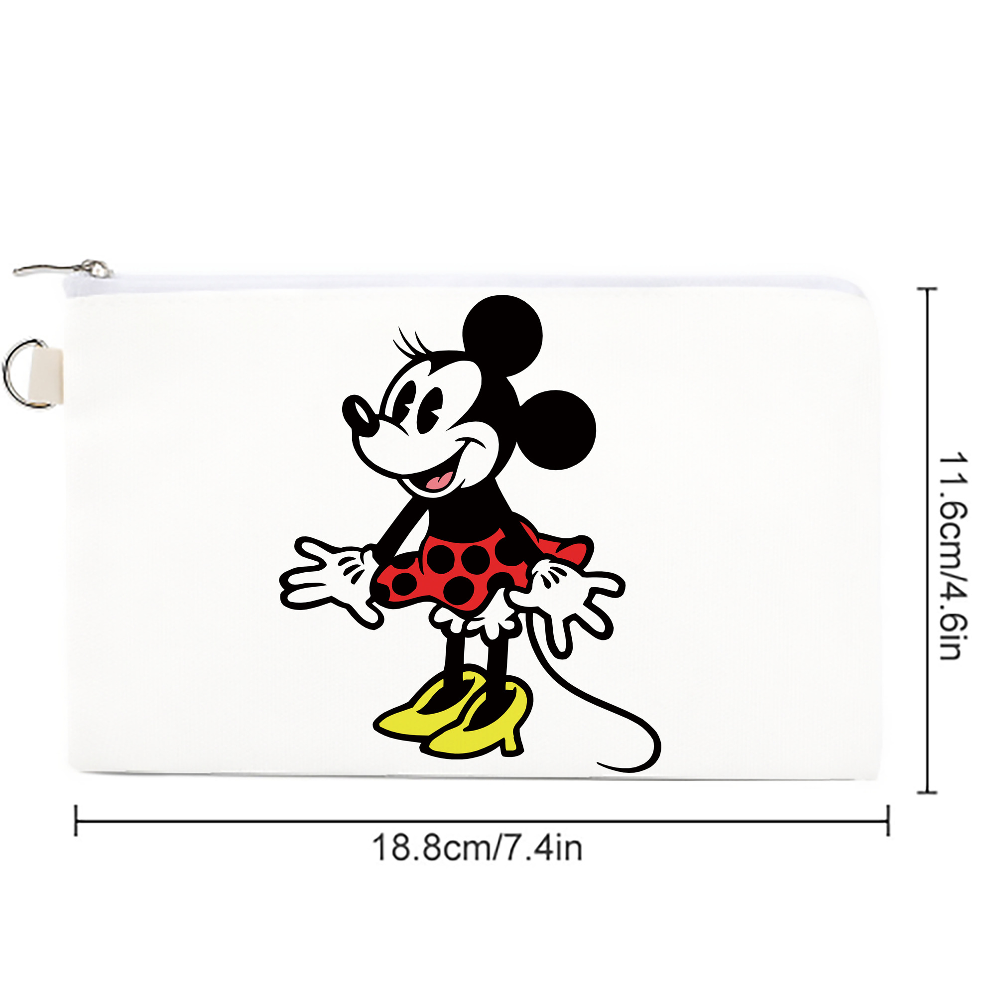 ミッキーマウス Mickey Mouse キャンバス生地ポーチ　小物入れ