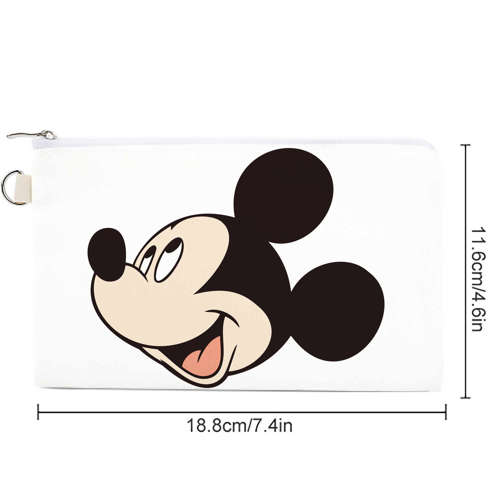 ミッキーマウス Mickey Mouse キャンバス生地ポーチ　小物入れ