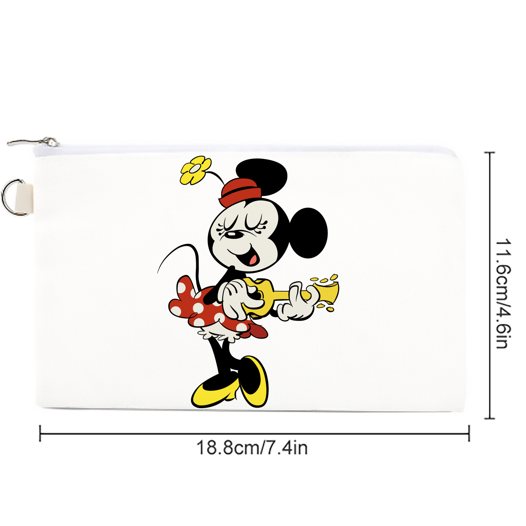 ミッキーマウス Mickey Mouse キャンバス生地ポーチ　小物入れ