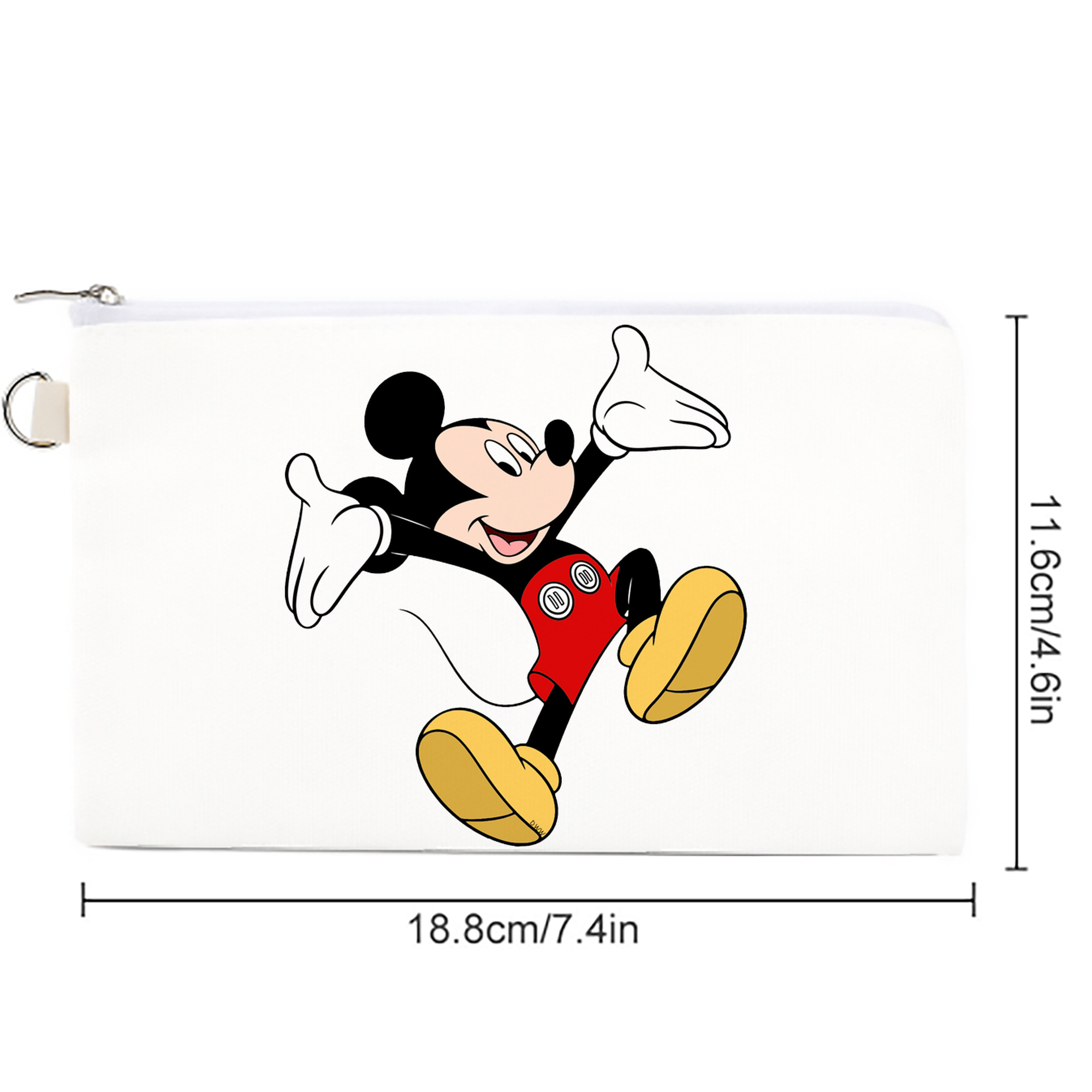 ミッキーマウス Mickey Mouse キャンバス生地ポーチ　小物入れ