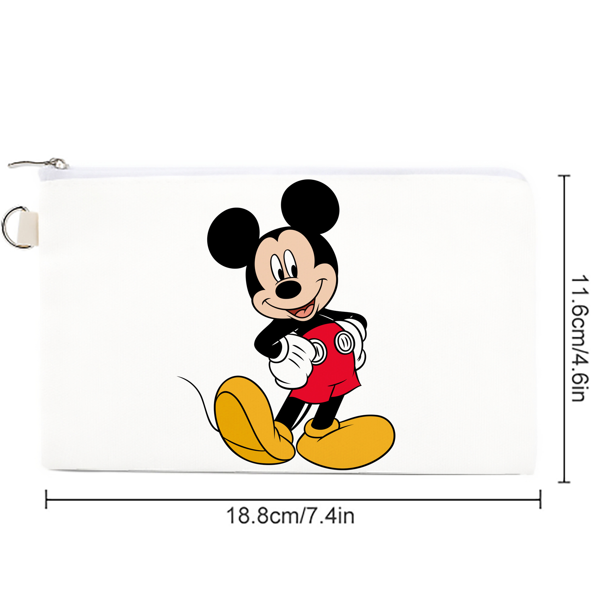 ミッキーマウス Mickey Mouse キャンバス生地ポーチ　小物入れ