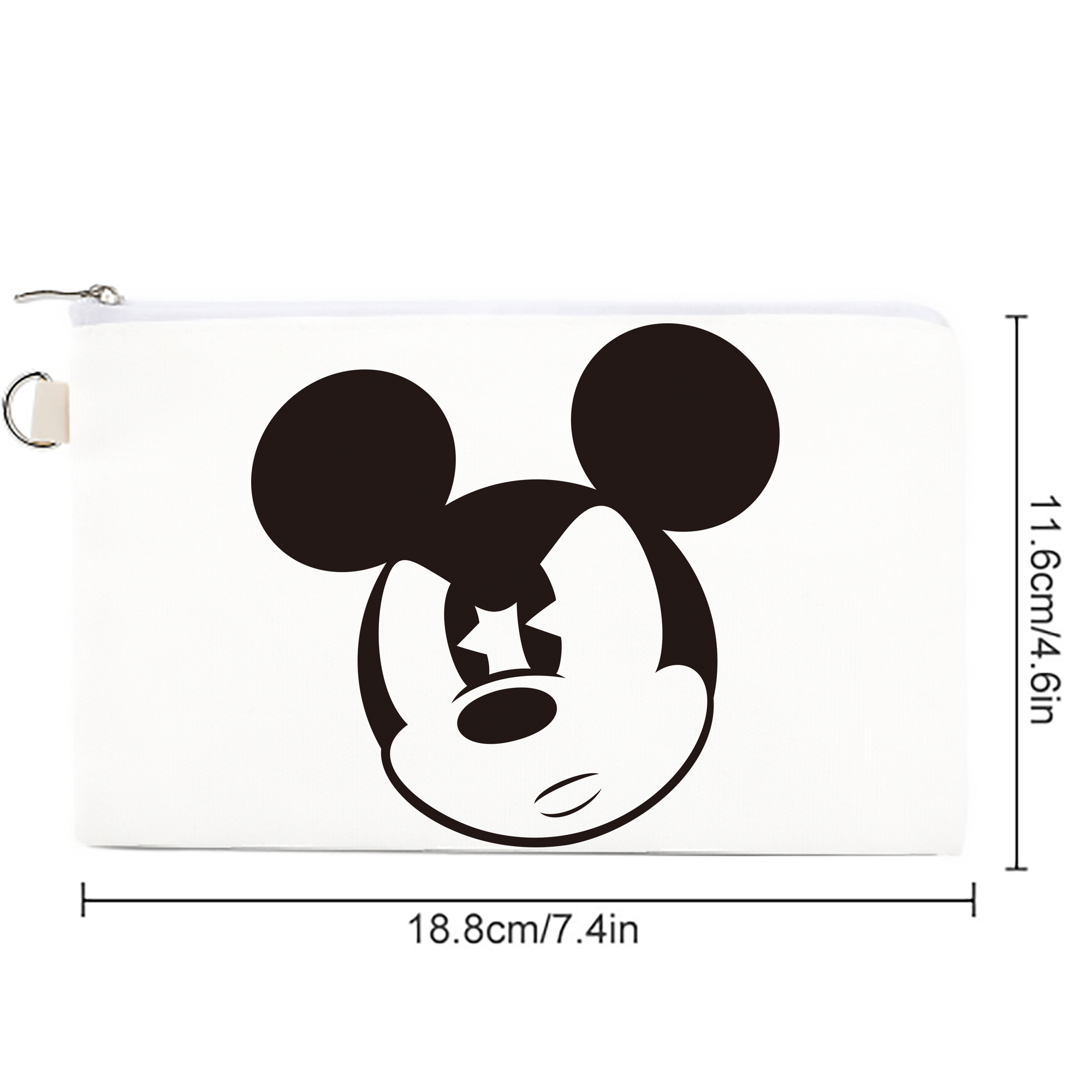 ミッキーマウス Mickey Mouse キャンバス生地ポーチ　小物入れ