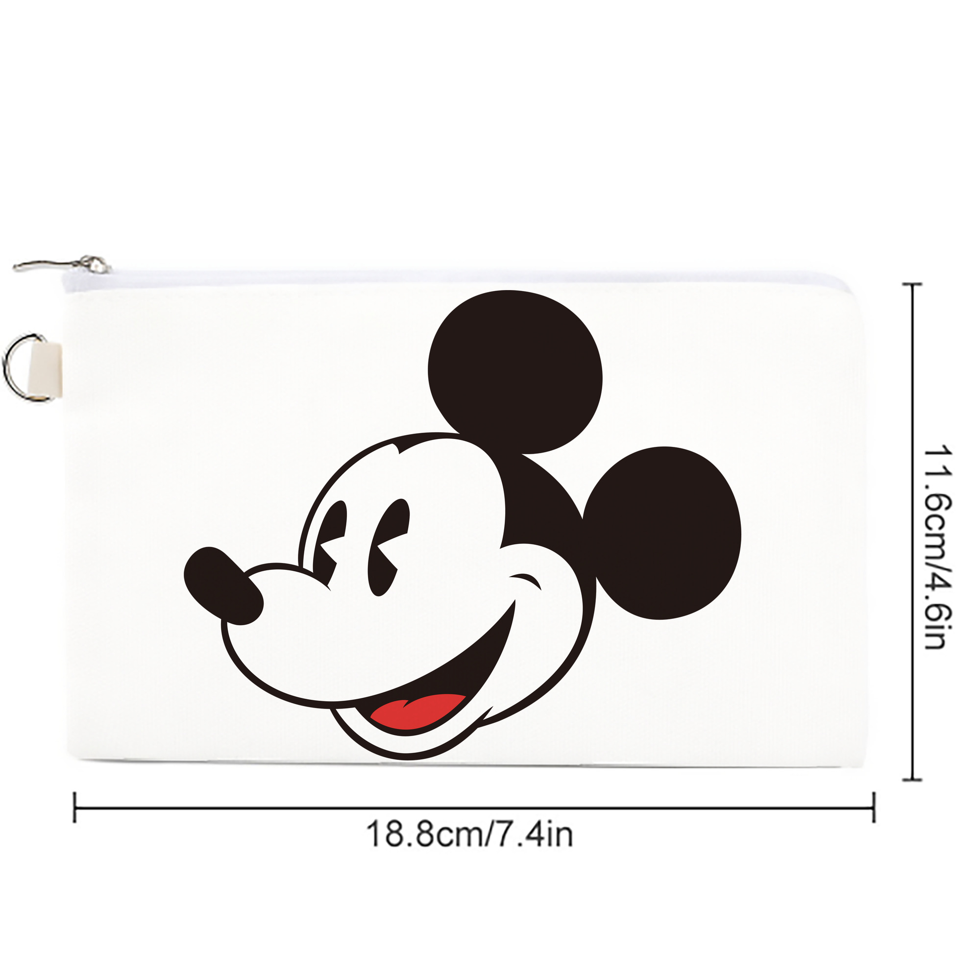 ミッキーマウス Mickey Mouse キャンバス生地ポーチ　小物入れ