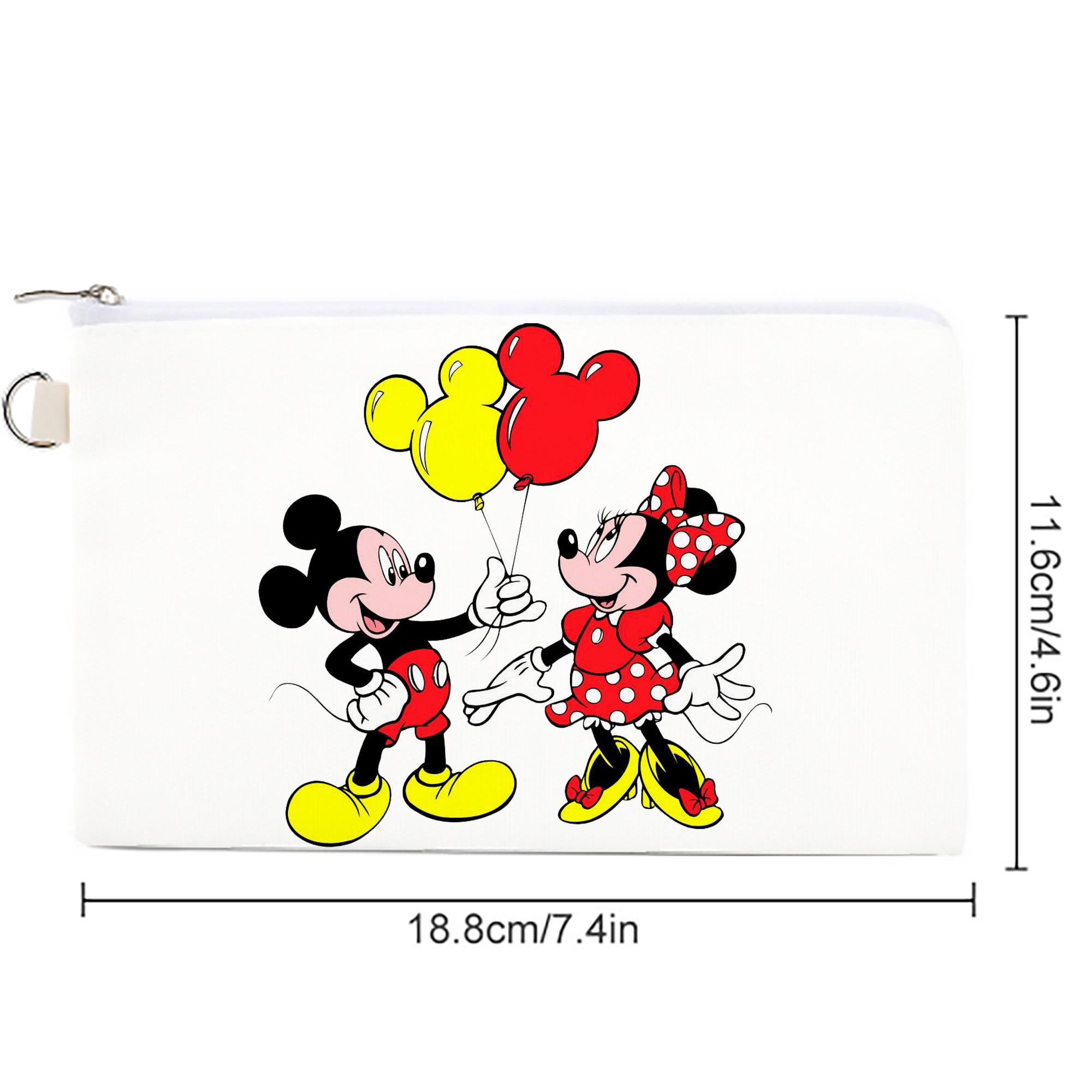 ミッキーマウス Mickey Mouse キャンバス生地ポーチ　小物入れ