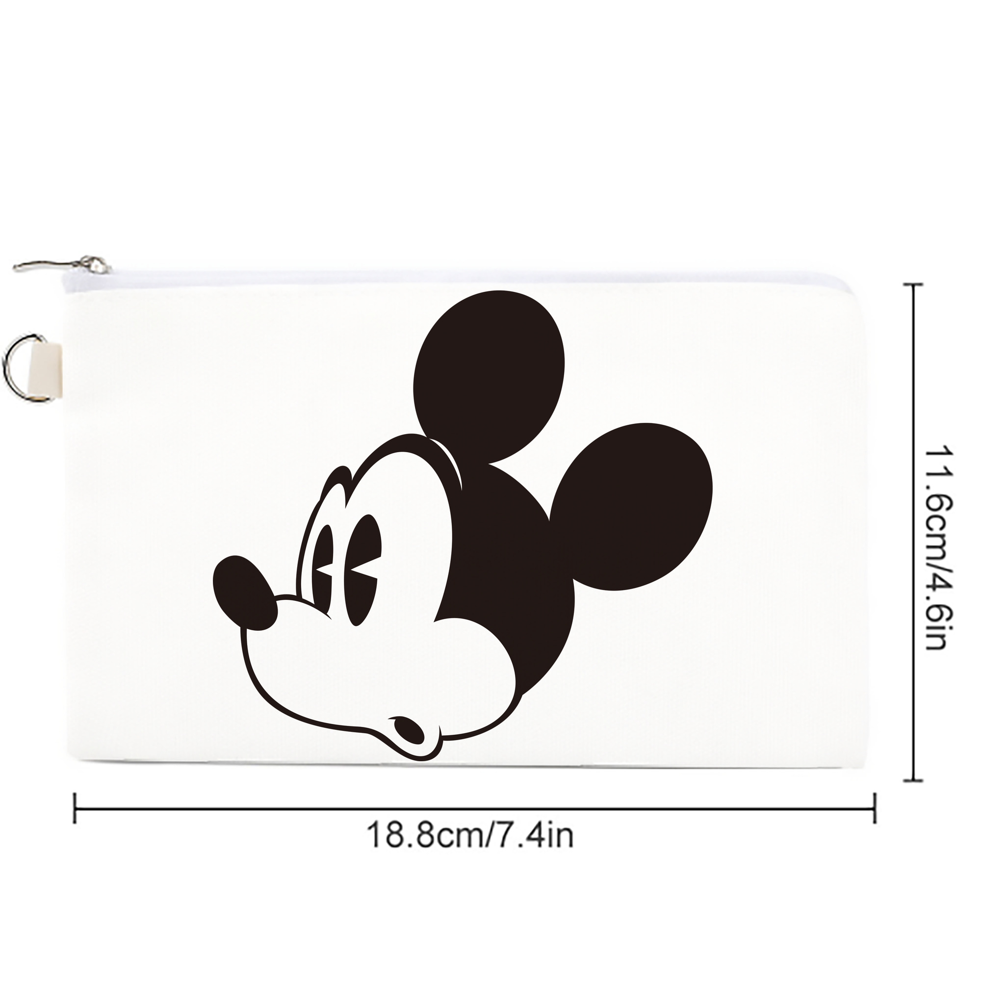 ミッキーマウス Mickey Mouse キャンバス生地ポーチ　小物入れ