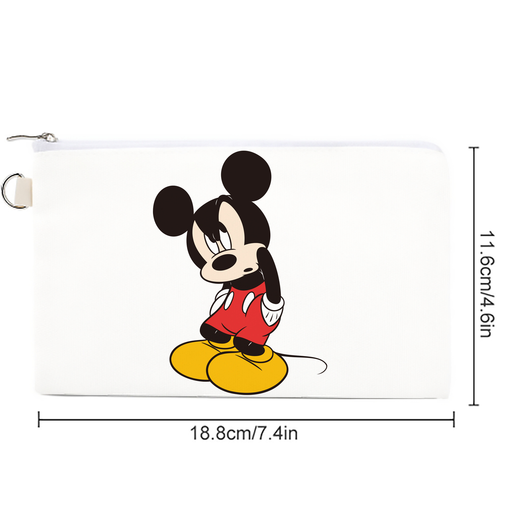 ミッキーマウス Mickey Mouse キャンバス生地ポーチ　小物入れ