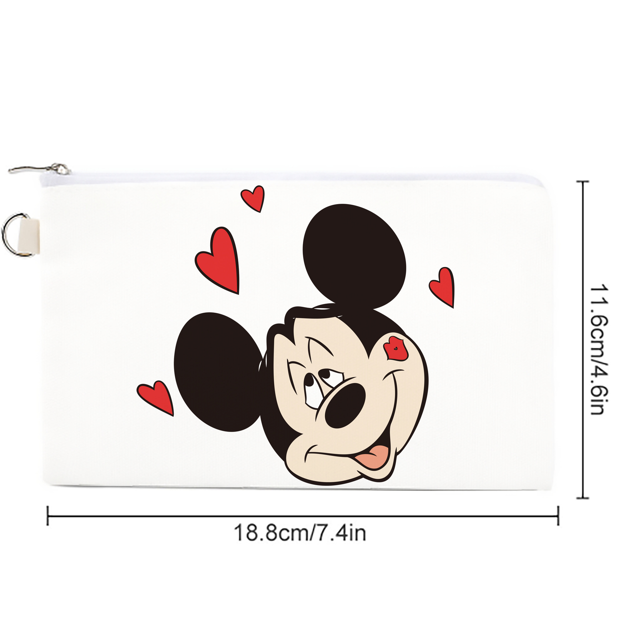 ミッキーマウス Mickey Mouse キャンバス生地ポーチ　小物入れ