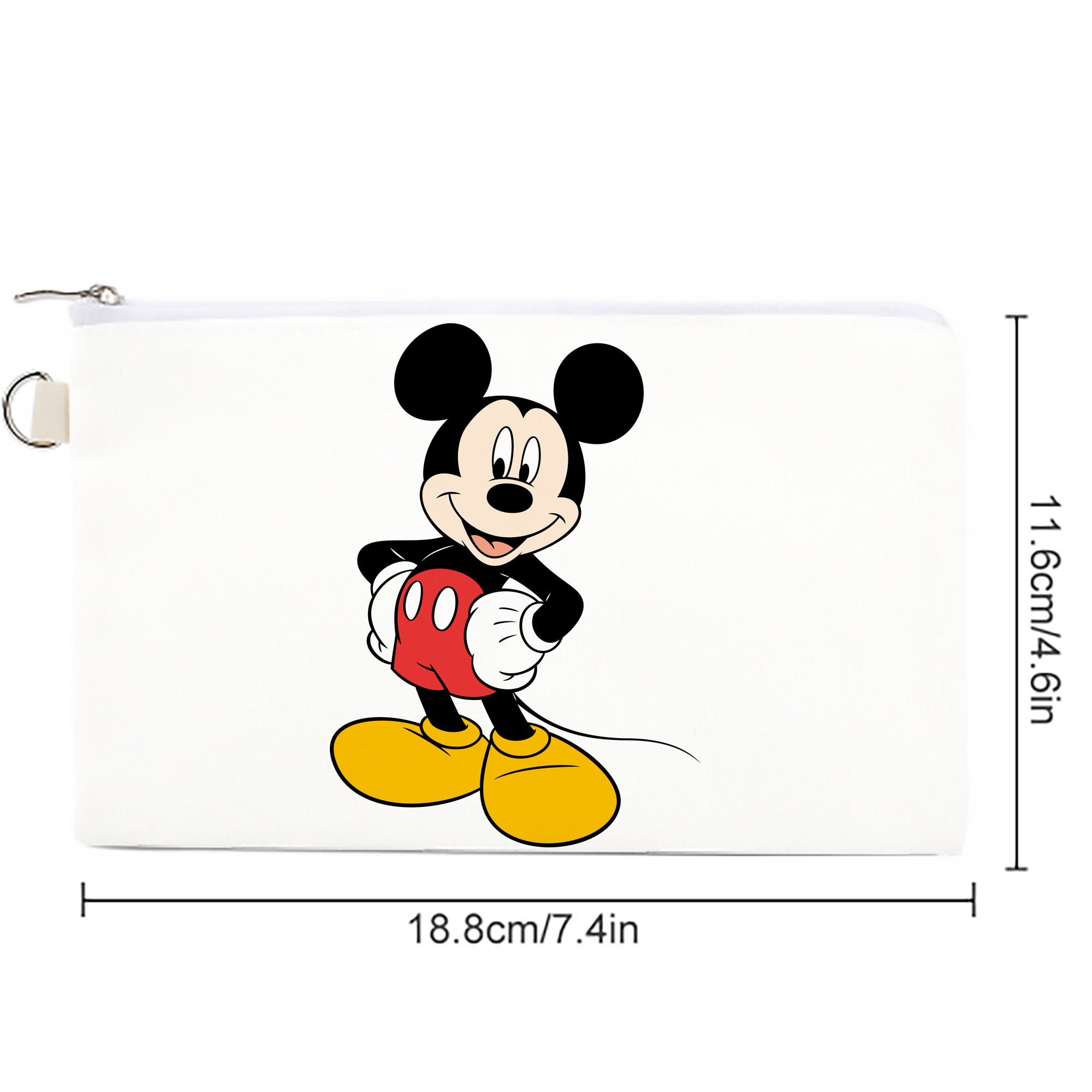 ミッキーマウス Mickey Mouse キャンバス生地ポーチ　小物入れ