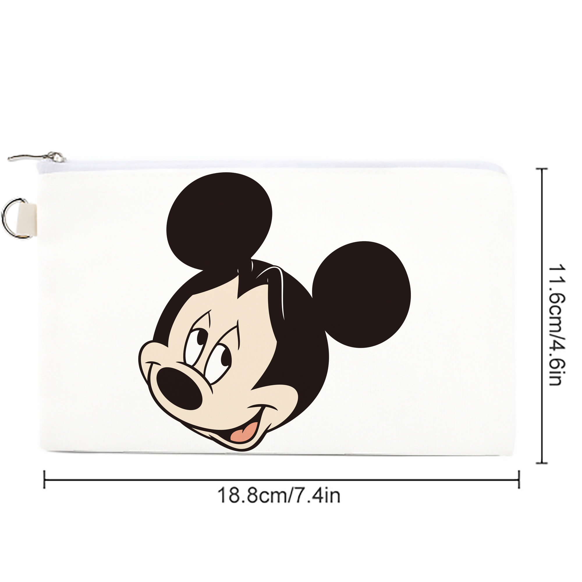 ミッキーマウス Mickey Mouse キャンバス生地ポーチ　小物入れ