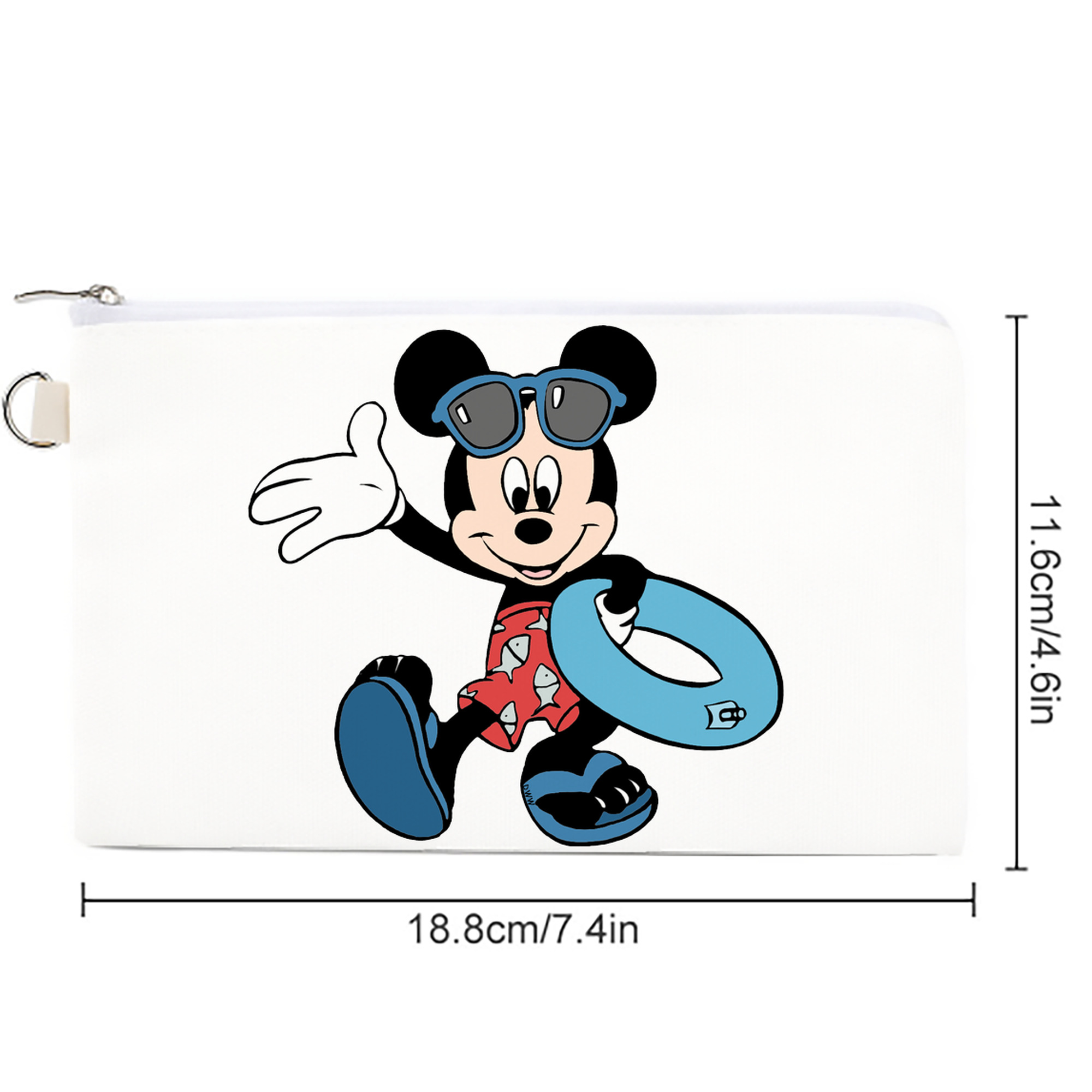 ミッキーマウス Mickey Mouse キャンバス生地ポーチ　小物入れ