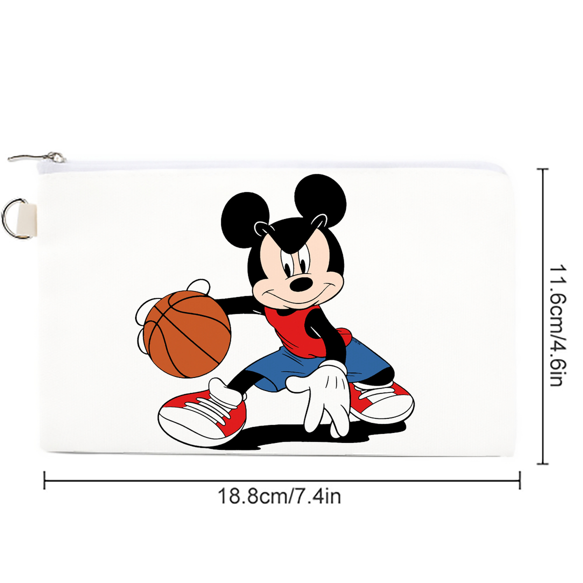 ミッキーマウス Mickey Mouse キャンバス生地ポーチ　小物入れ