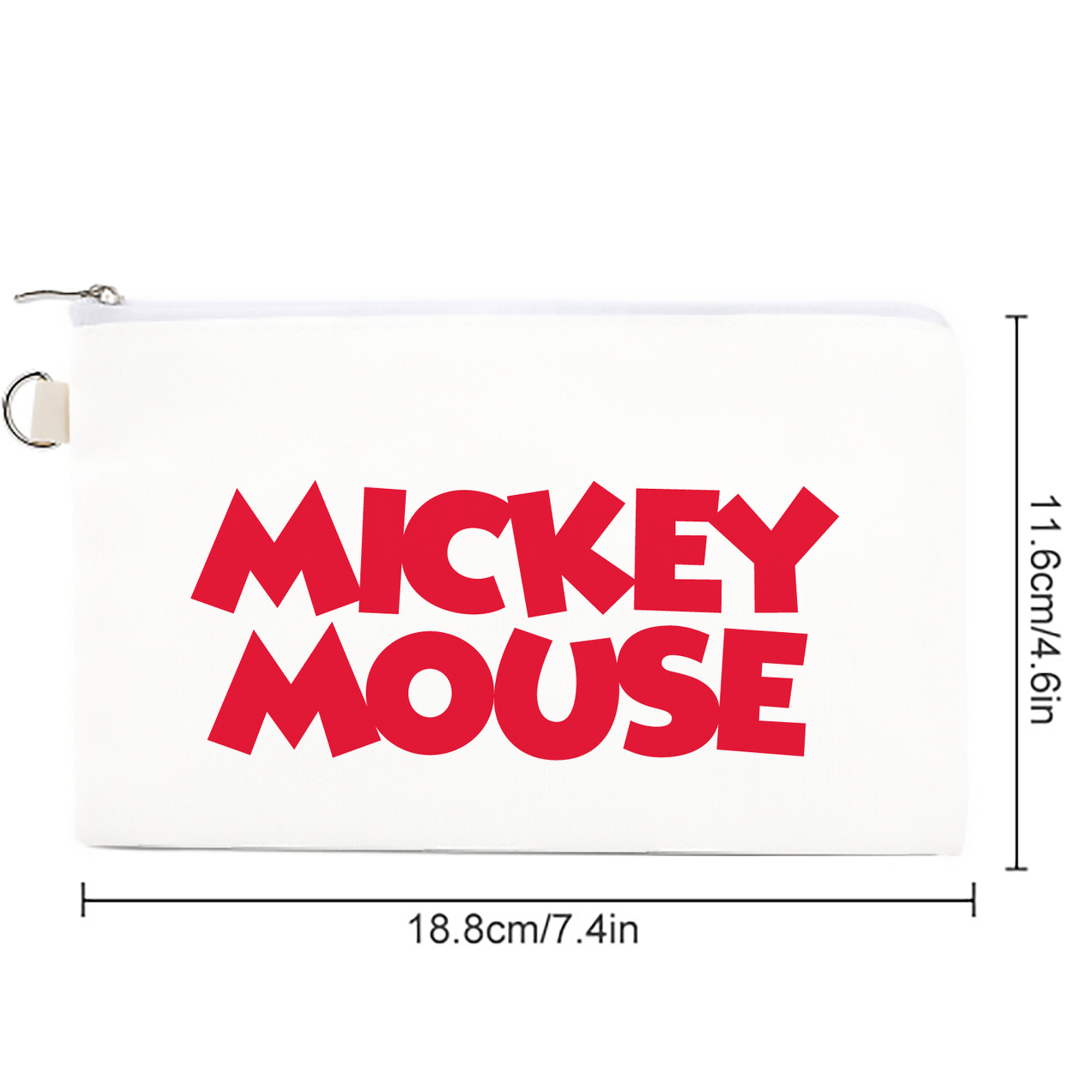 ミッキーマウス Mickey Mouse キャンバス生地ポーチ　小物入れ