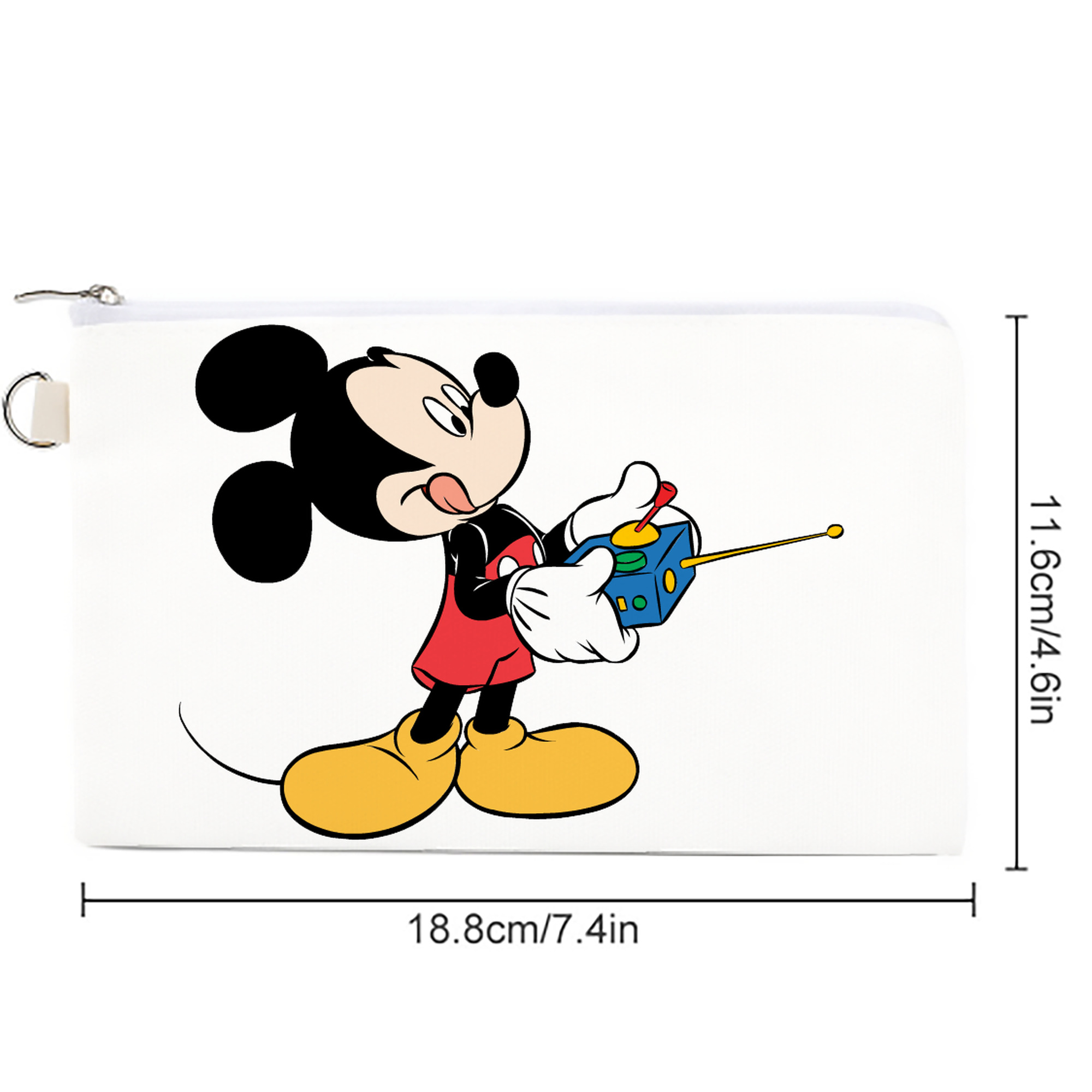ミッキーマウス Mickey Mouse キャンバス生地ポーチ　小物入れ