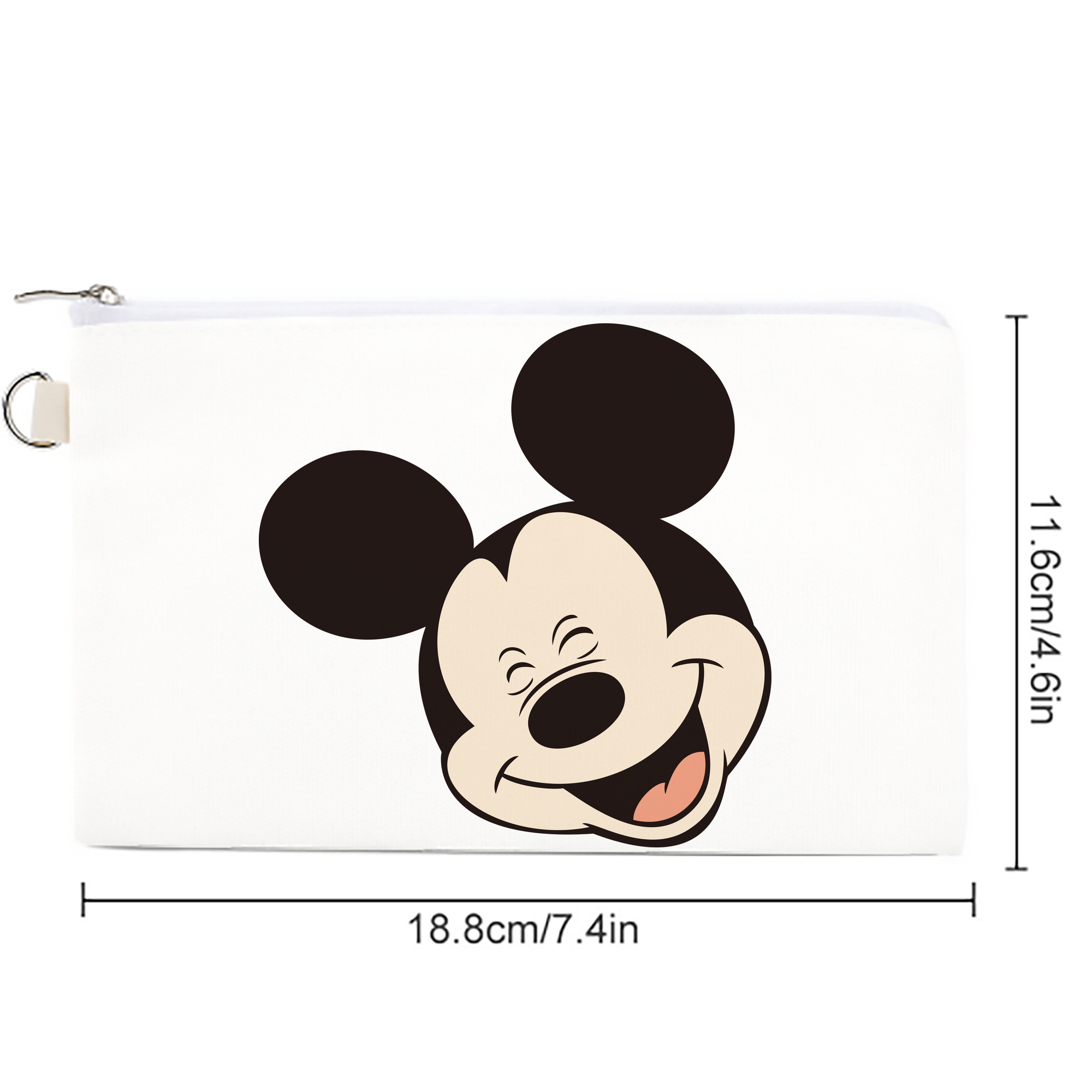 ミッキーマウス Mickey Mouse キャンバス生地ポーチ　小物入れ