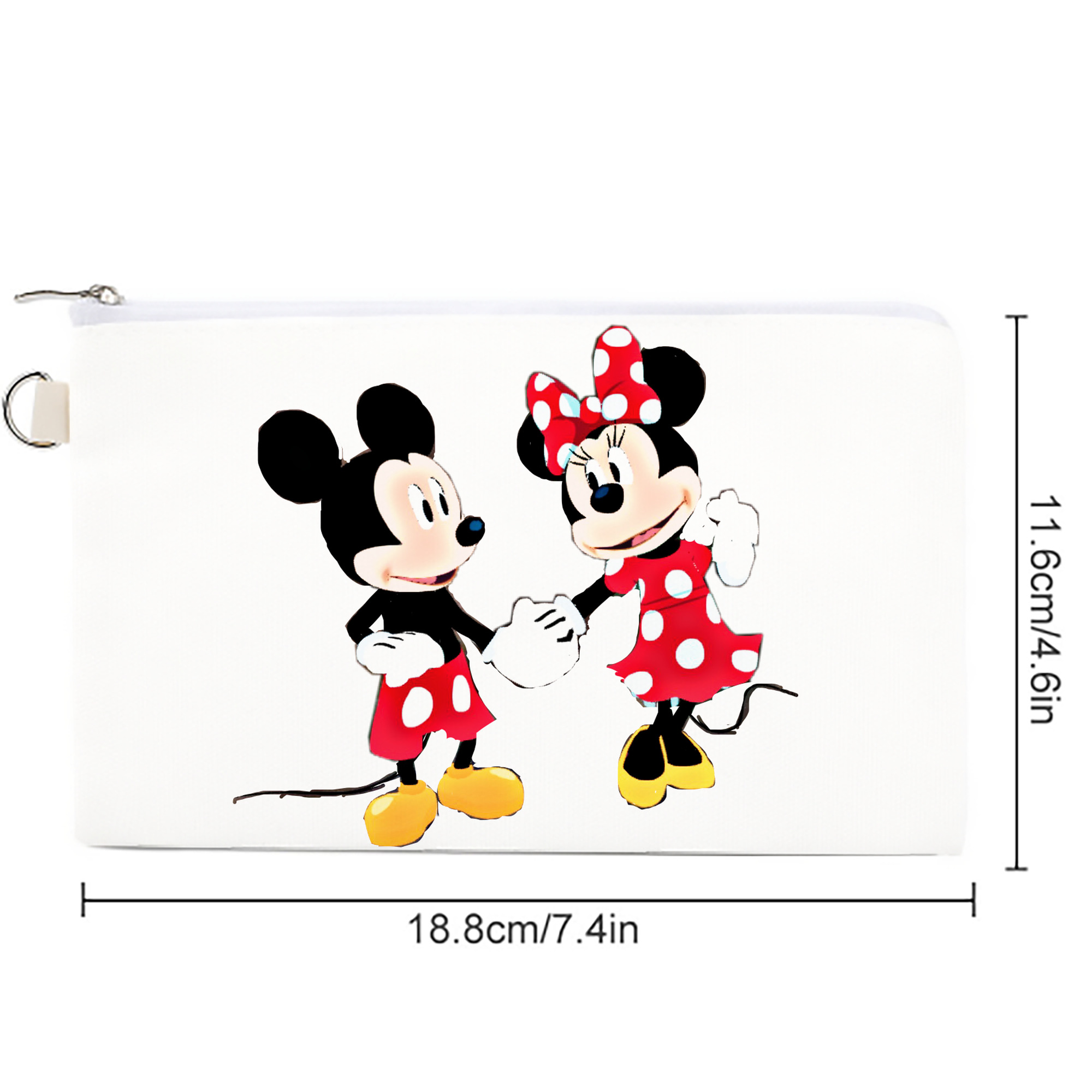 ミッキーマウス Mickey Mouse キャンバス生地ポーチ　小物入れ