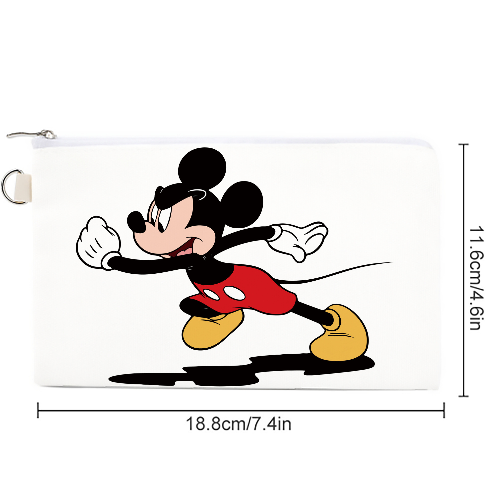 ミッキーマウス Mickey Mouse キャンバス生地ポーチ　小物入れ
