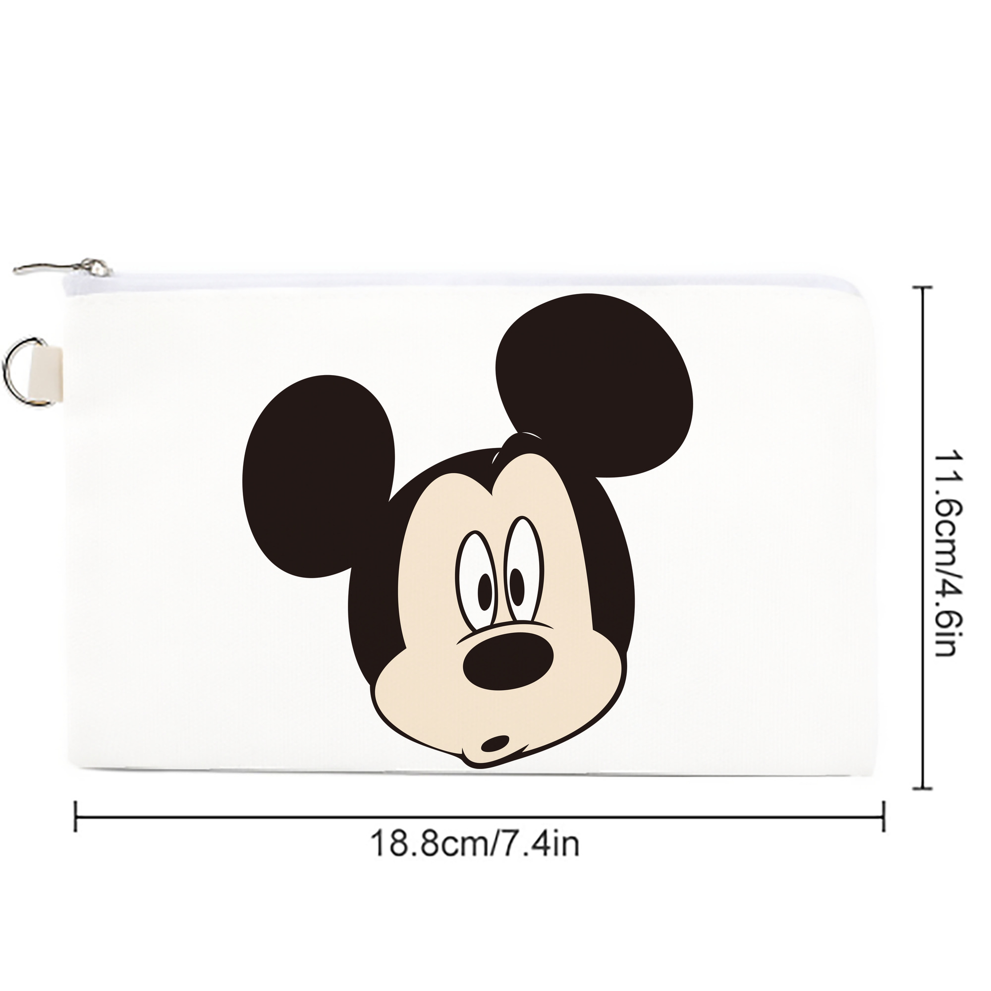 ミッキーマウス Mickey Mouse キャンバス生地ポーチ　小物入れ