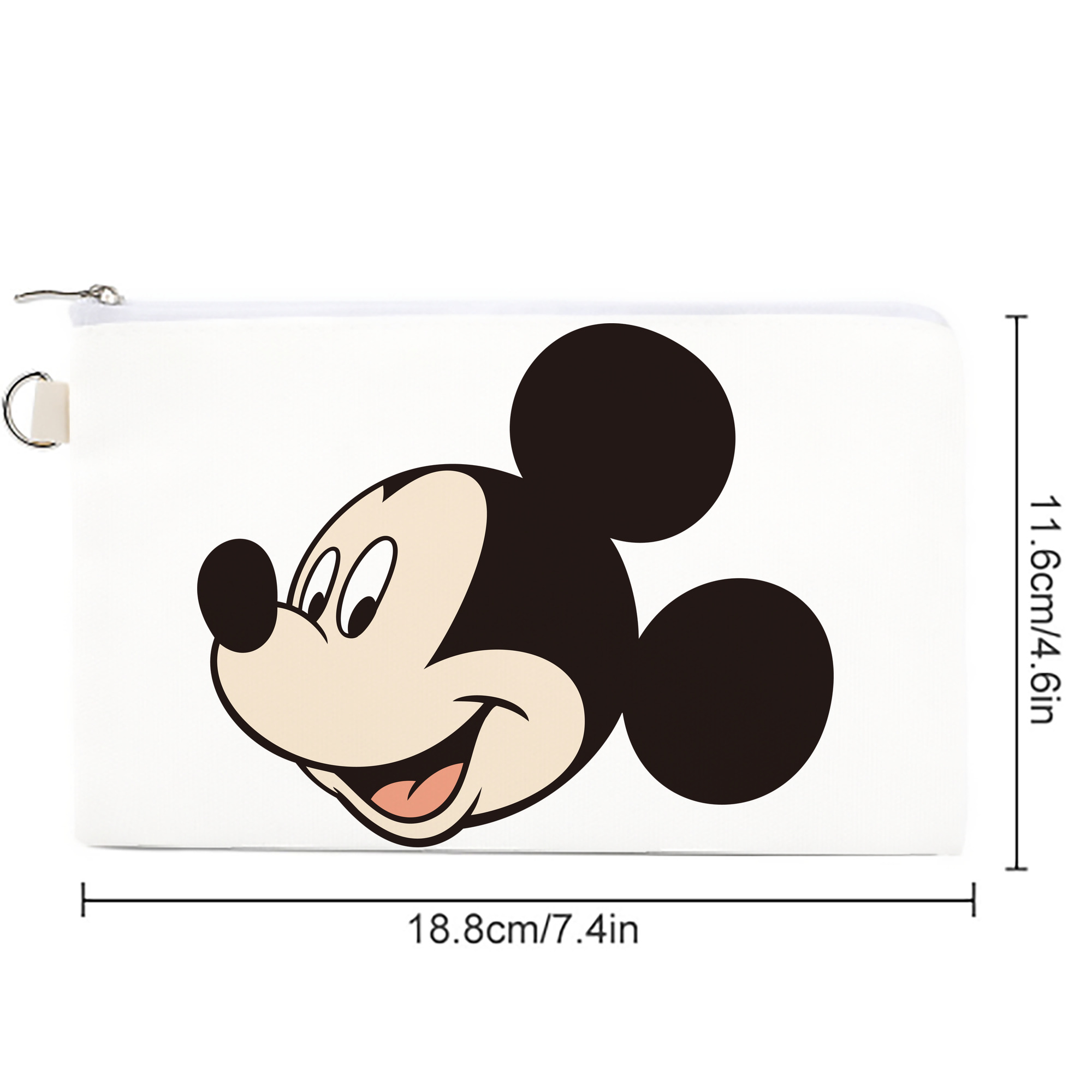 ミッキーマウス Mickey Mouse キャンバス生地ポーチ　小物入れ