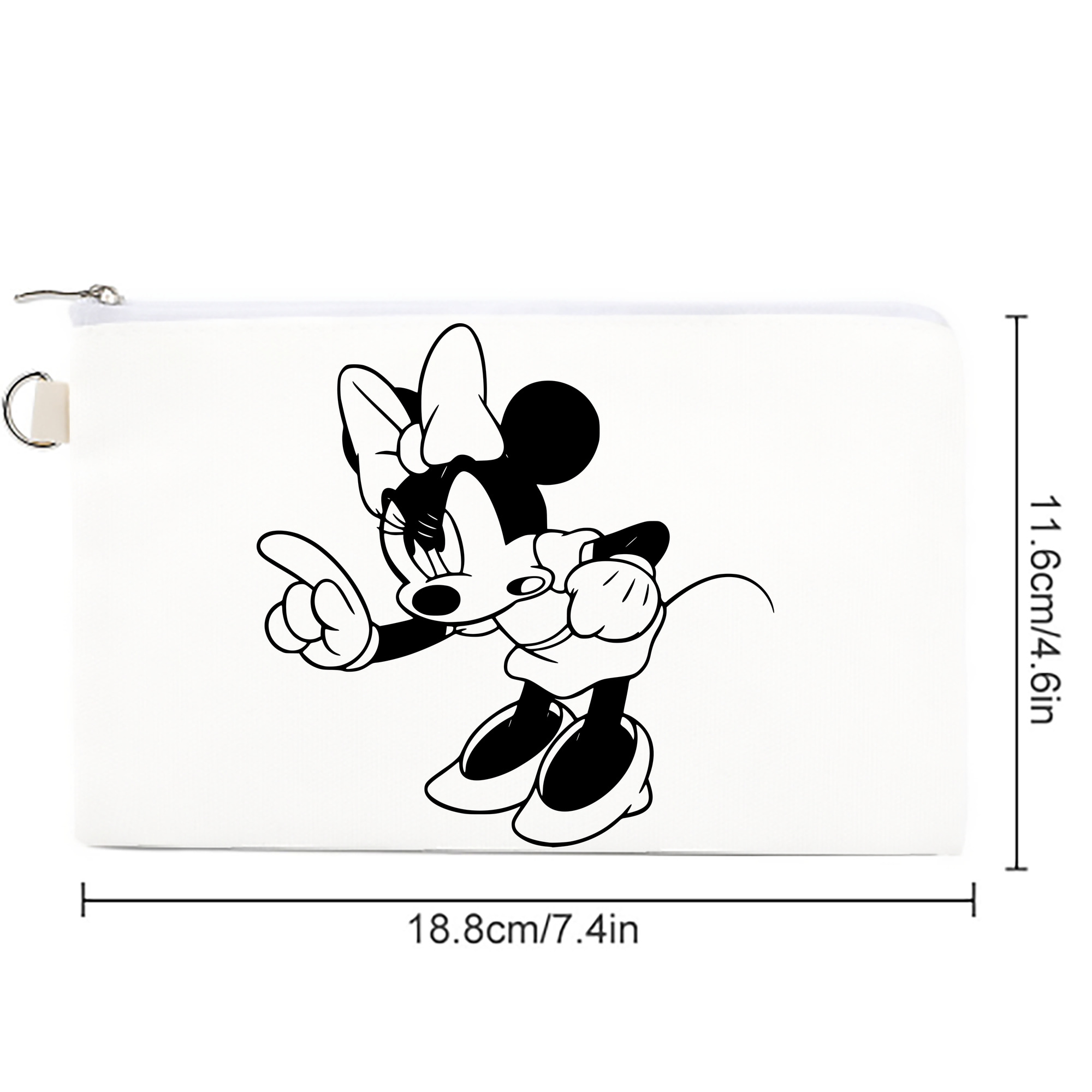 ミッキーマウス Mickey Mouse キャンバス生地ポーチ　小物入れ