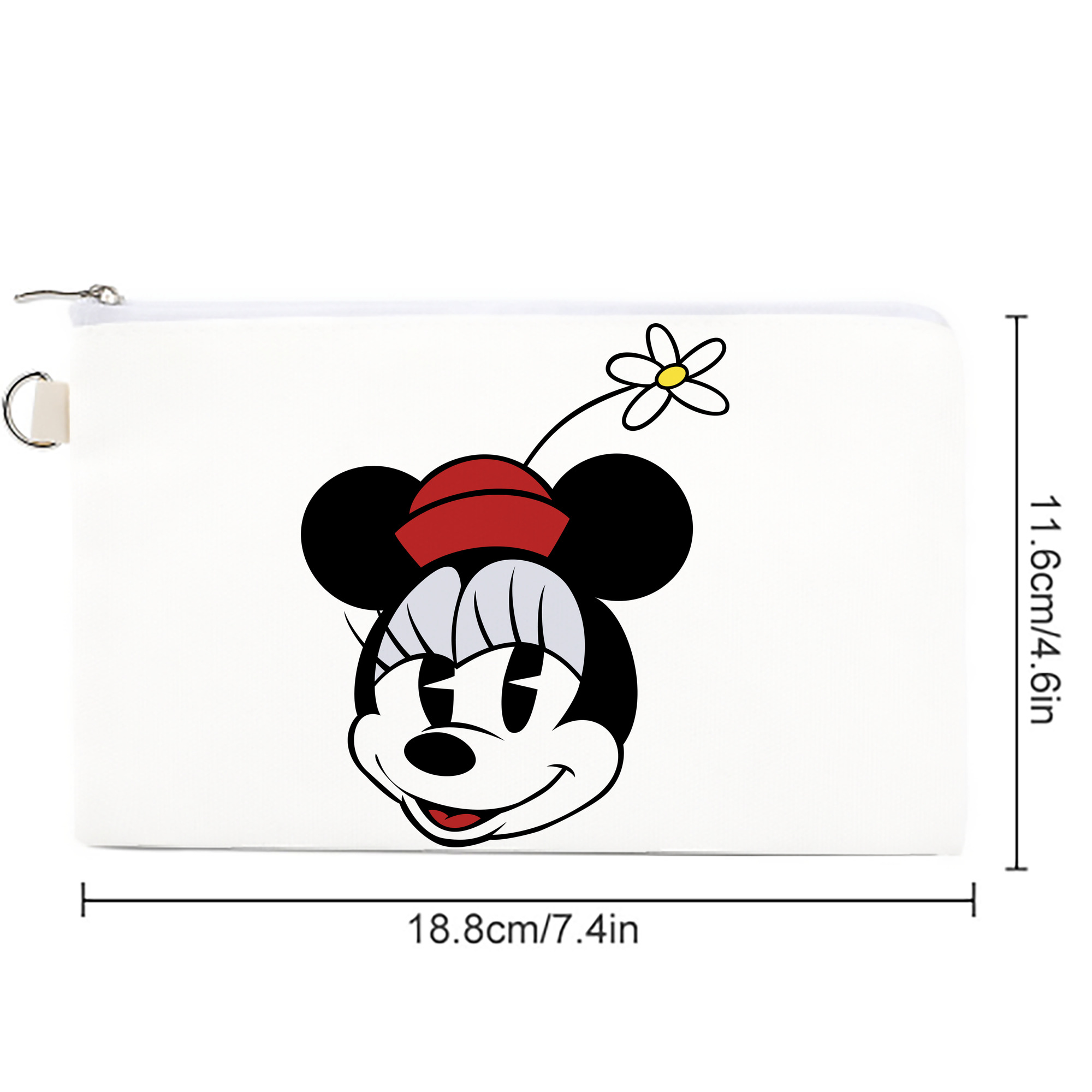 ミッキーマウス Mickey Mouse キャンバス生地ポーチ　小物入れ