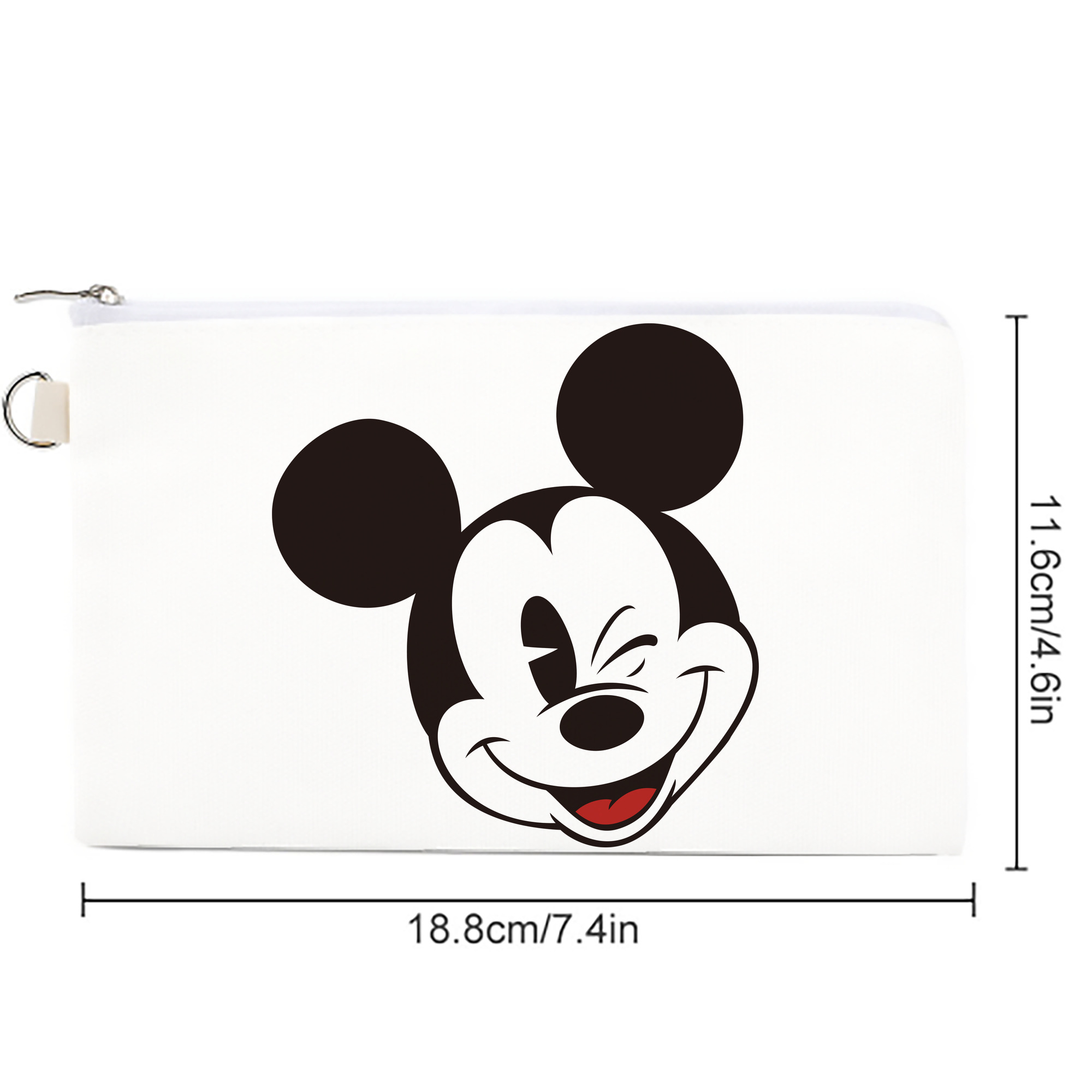 ミッキーマウス Mickey Mouse キャンバス生地ポーチ　小物入れ