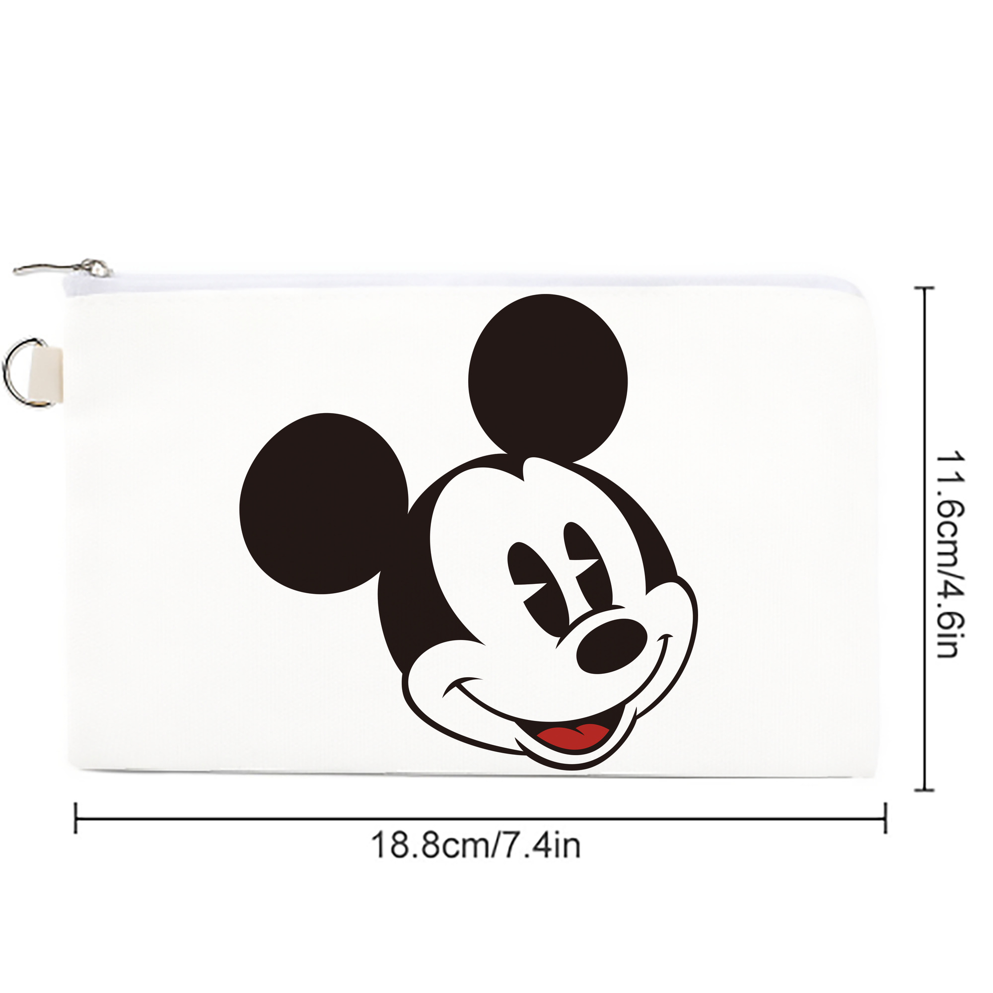 ミッキーマウス Mickey Mouse キャンバス生地ポーチ　小物入れ