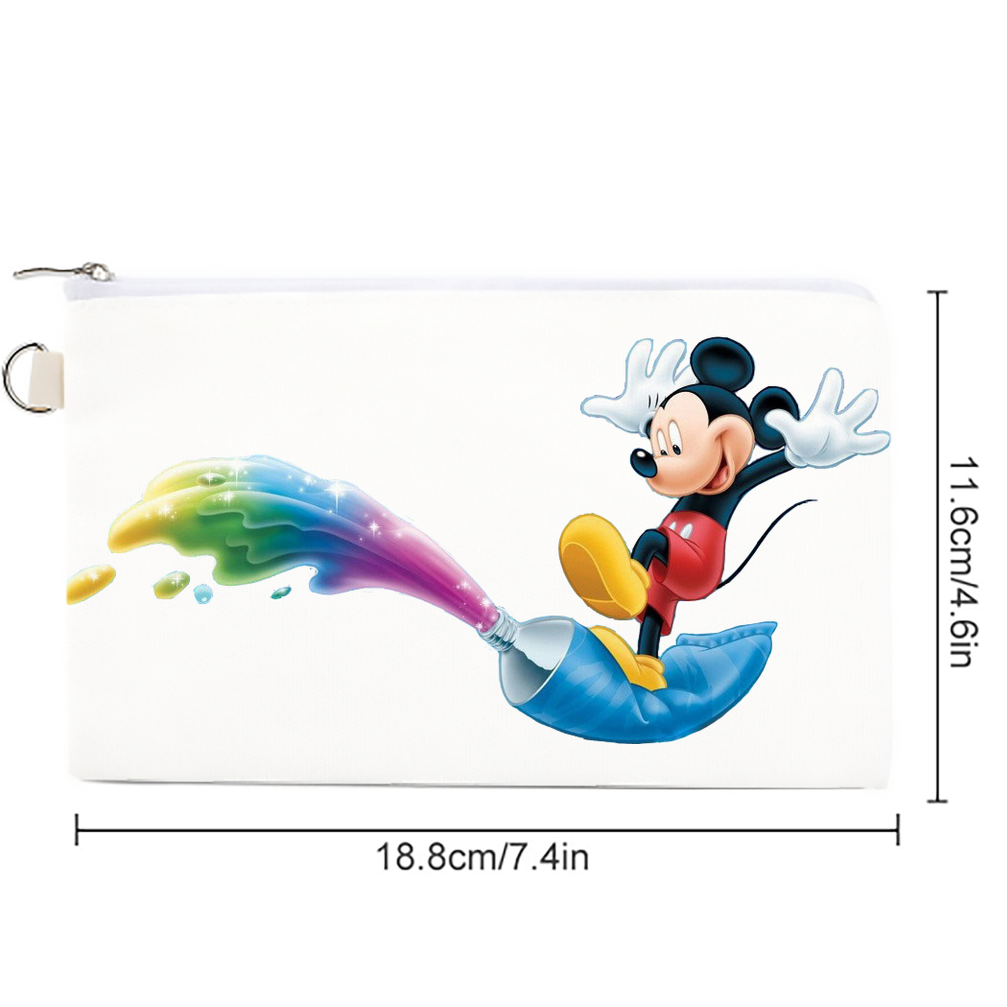 ミッキーマウス Mickey Mouse キャンバス生地ポーチ　小物入れ