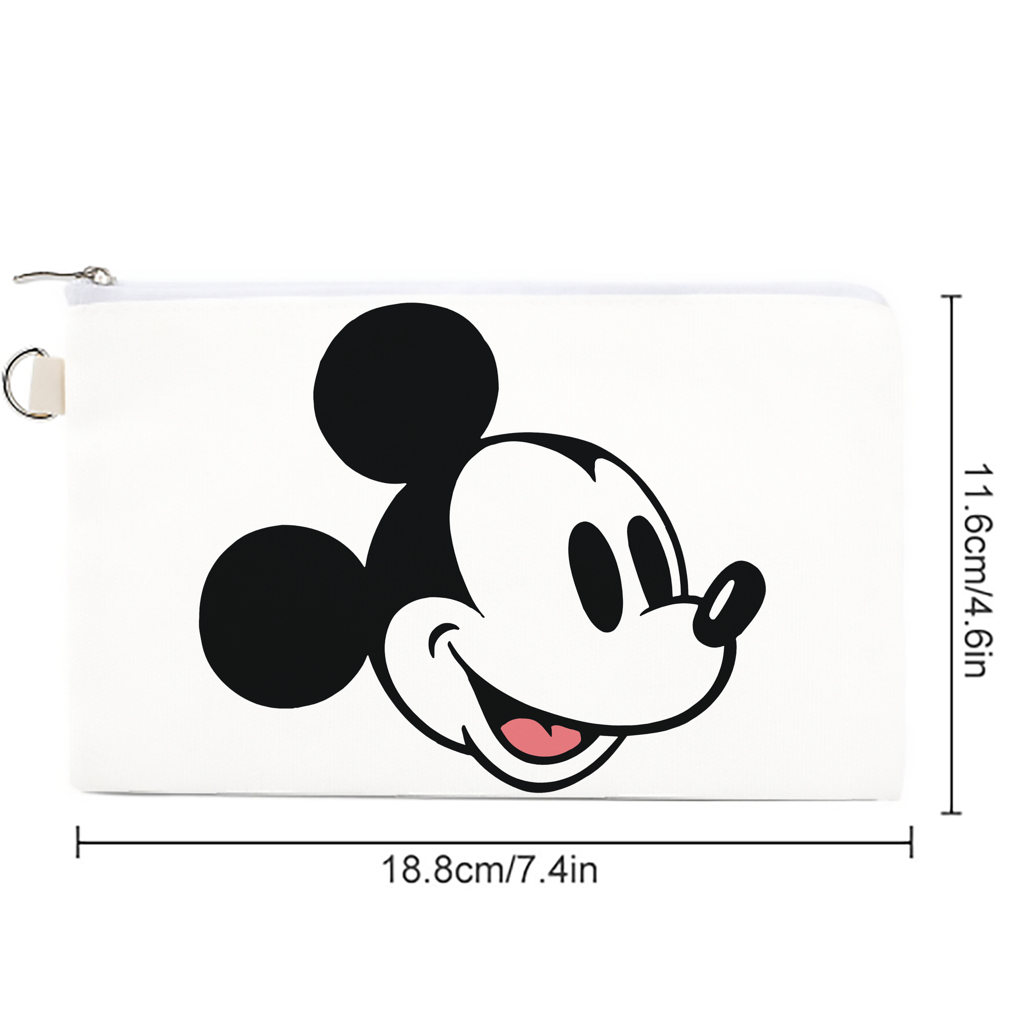 ミッキーマウス Mickey Mouse キャンバス生地ポーチ　小物入れ