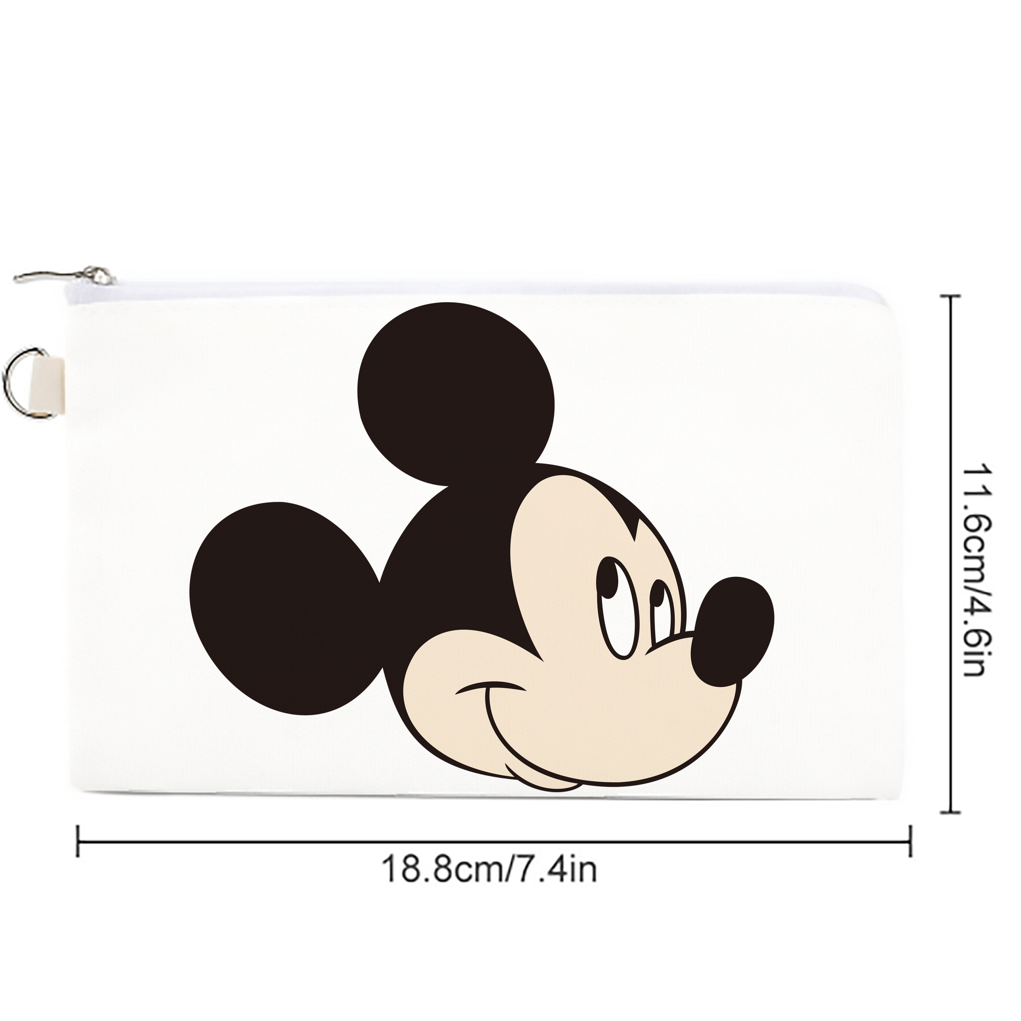 ミッキーマウス Mickey Mouse キャンバス生地ポーチ　小物入れ
